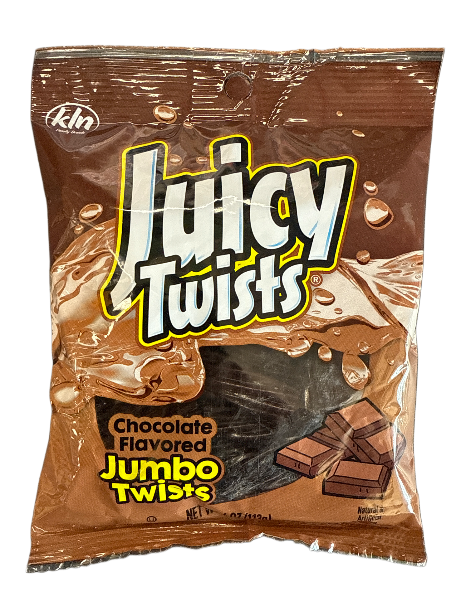 Juicy Twists Chocolate Flavoured Candy Twists 113G - U.S Edition