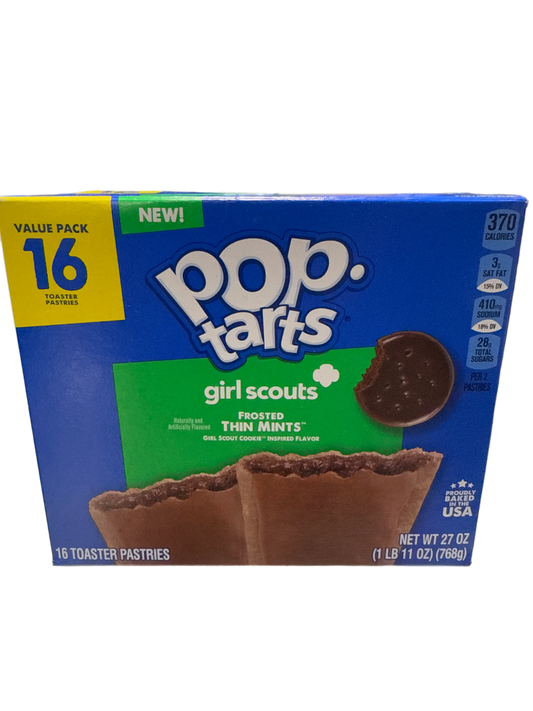 Pop Tarts Girl Scouts Frosted Thin MInts Flavour 27OZ - U.S.A Edition
