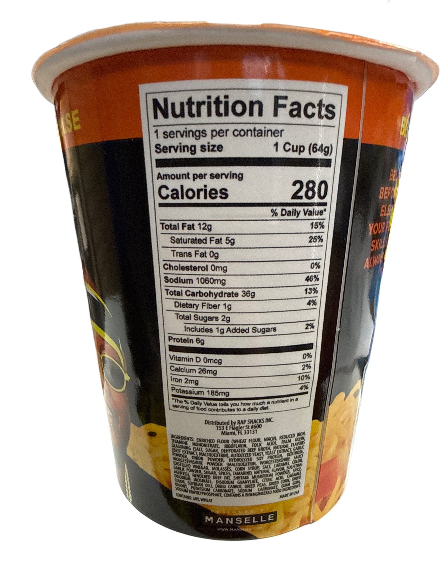 Rap Snacks E-40 Tăiței cu aromă de coaste de vită prime rib 64G - Ediția SUA