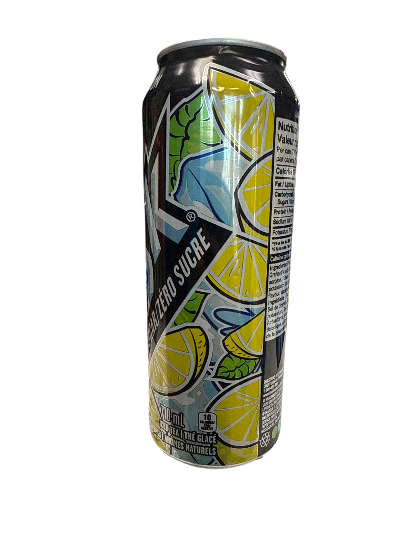 Brisk Zero Sugar Lemon Iced Tea Tall Can 710ML - U.S Edition