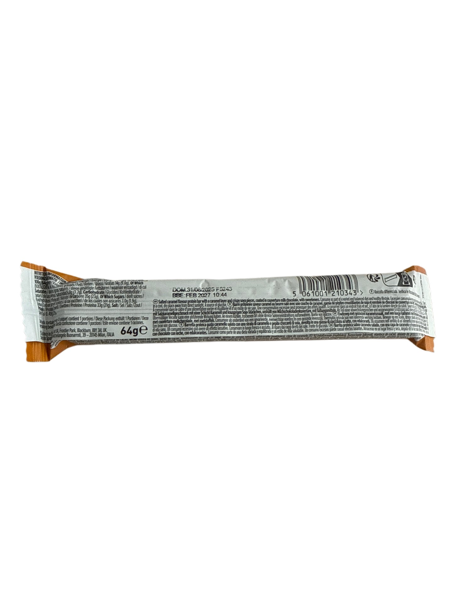 PhD Smart 21 Gram Salted Caramel Protein Bar 64G - U.K Edition