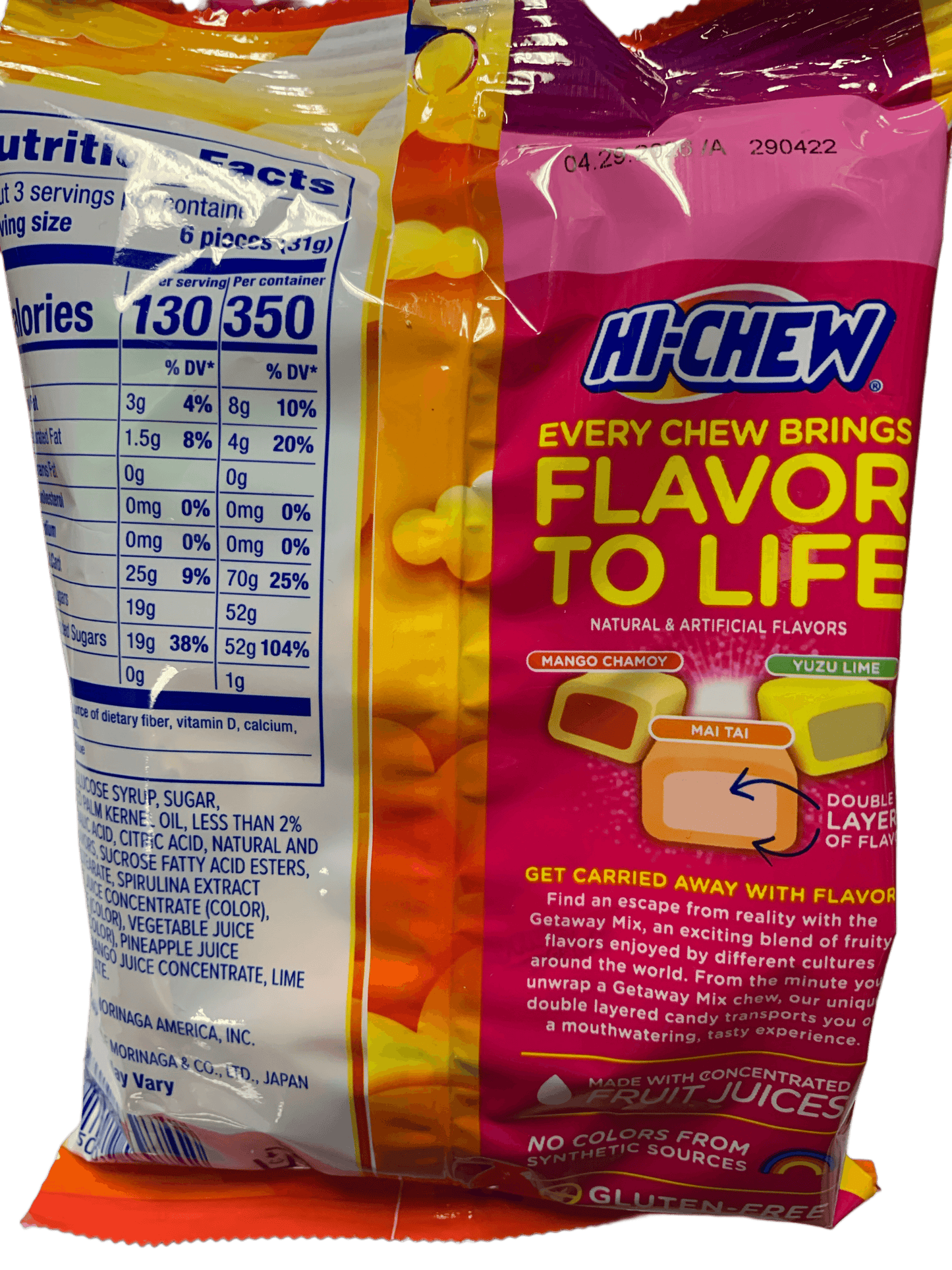 Morinaga Hi-Chew Getaway Mischung 85G - U.S. Ausgabe