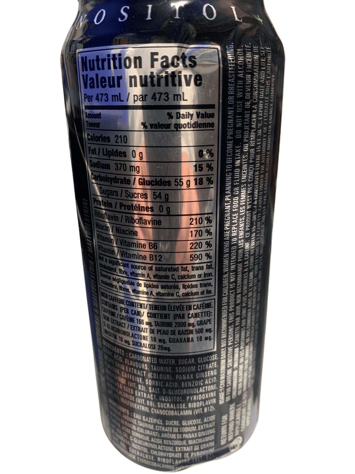 Monster Original Energy Drink 473ML - Canadian Edition