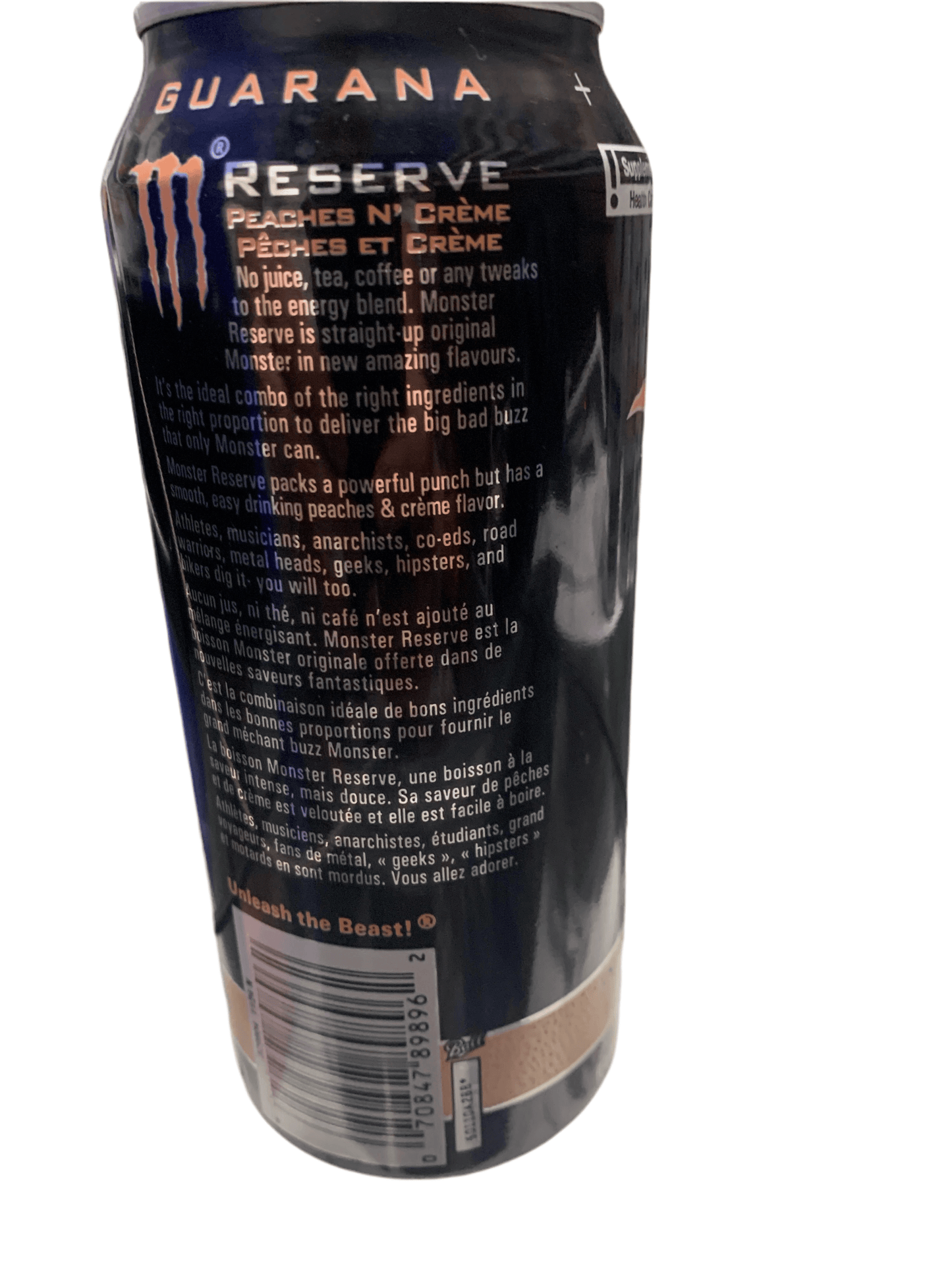 Monster Pesche e Crema Energy Drink 473ML - Edizione Canadese