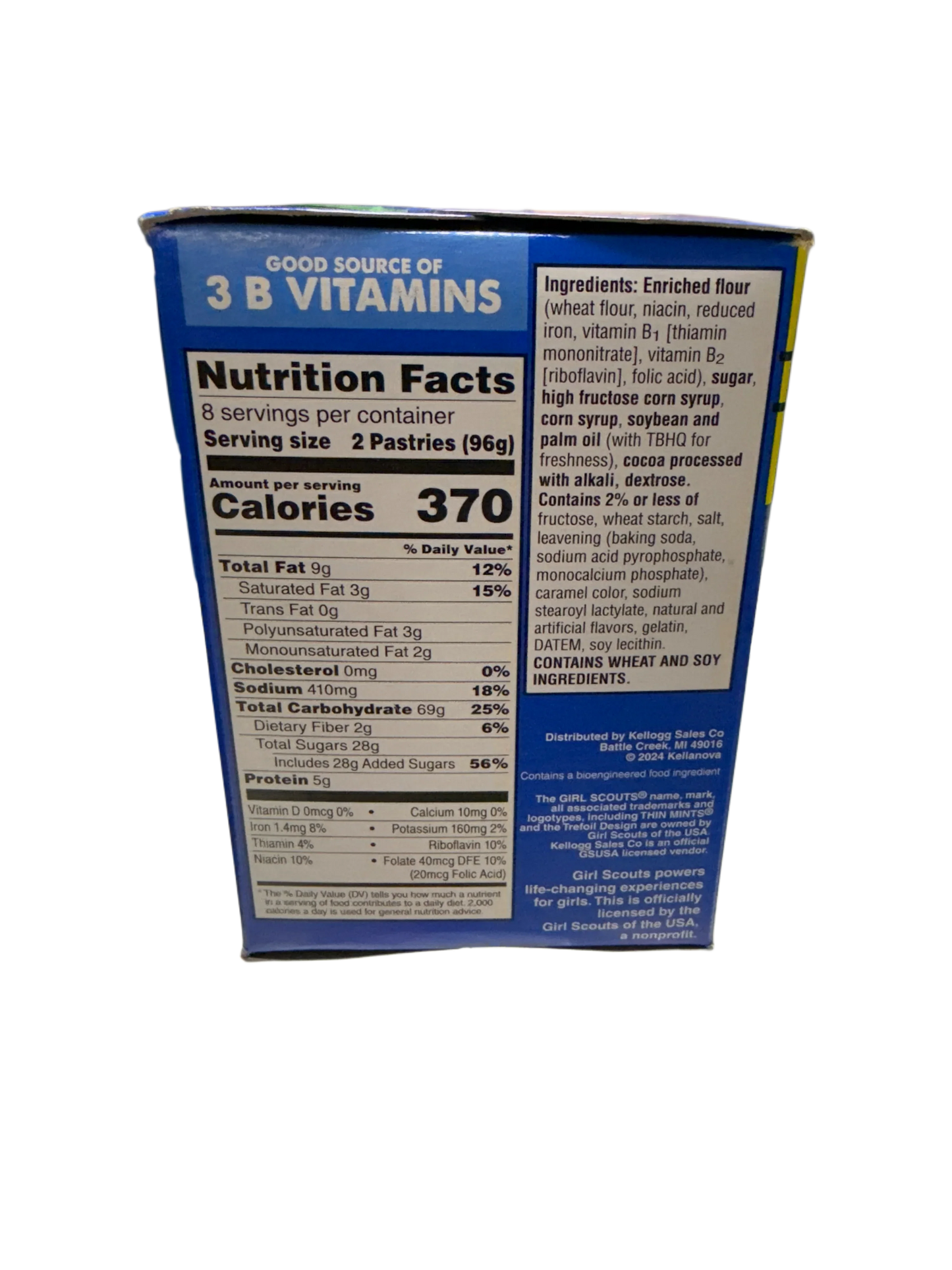 Pop Tarts Girl Scouts Frosted Thin MInts Flavour 27OZ - U.S.A Edition