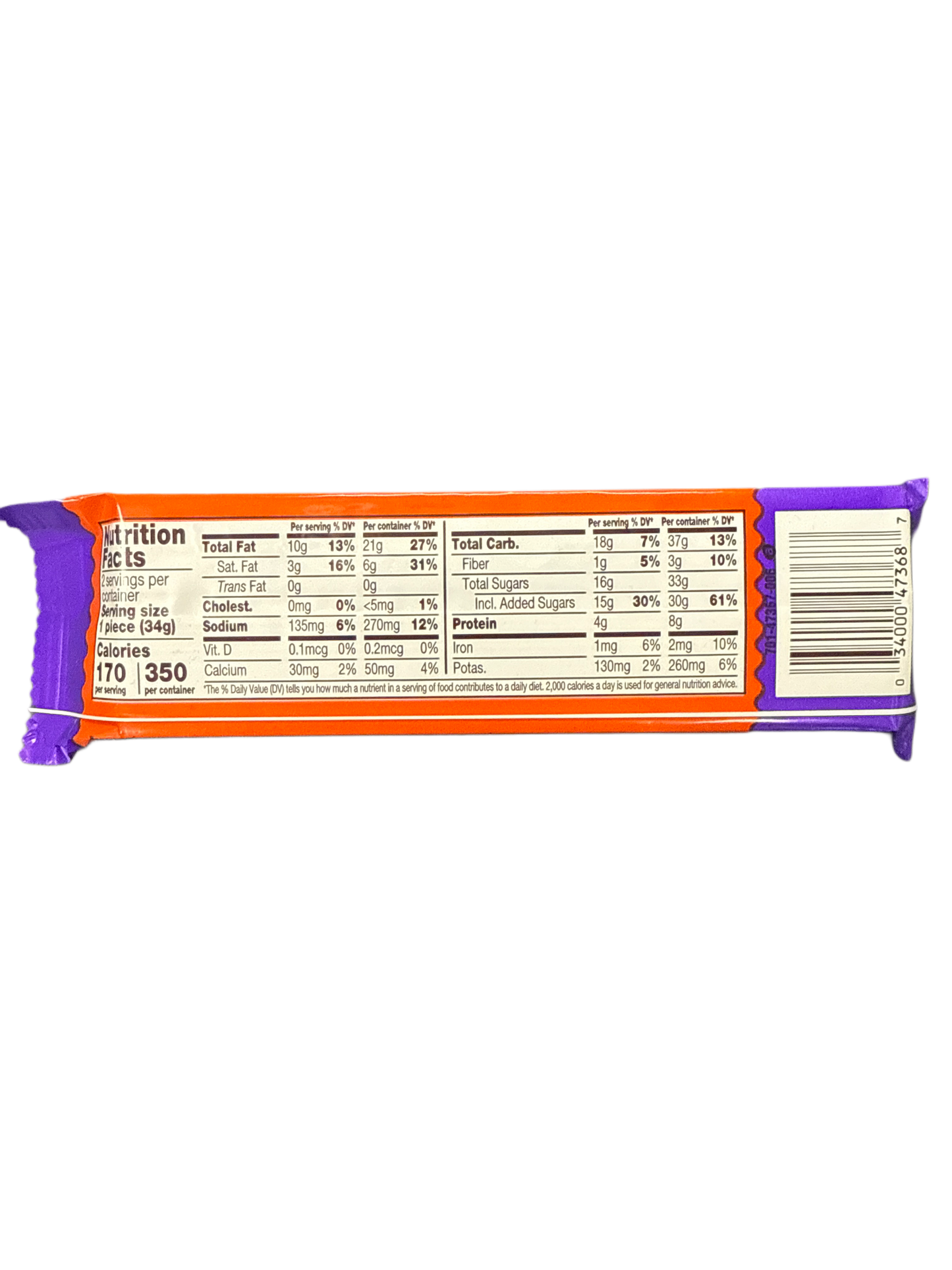 Reeses Halloween Peanut Butter Pumpkin Cups 68G - U.S Edition