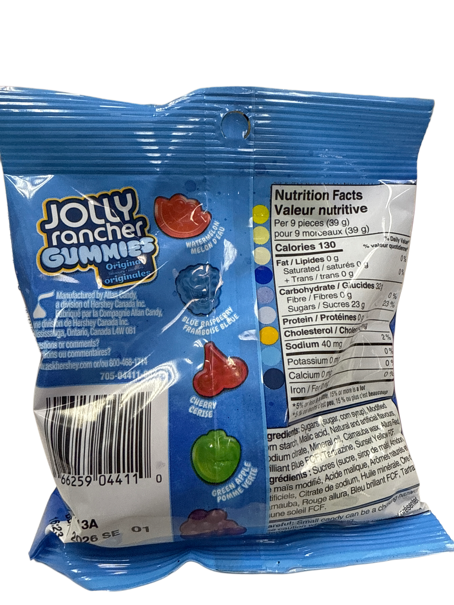 Jolly Rancher Gummies Original Flavour 182G - Canadian Edition