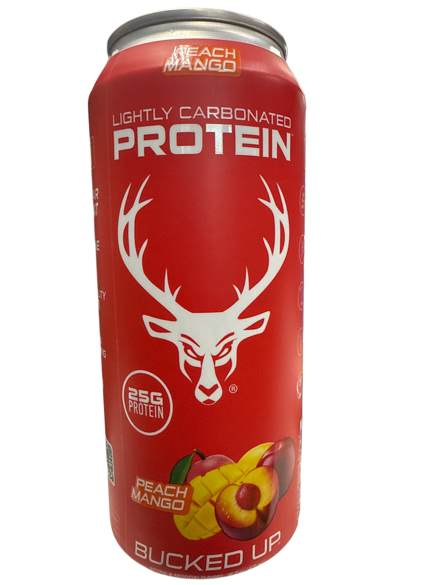 Bucked Up Lightly Carbonated Protein Peach Mango Flavoured 473ML - U.S Edition