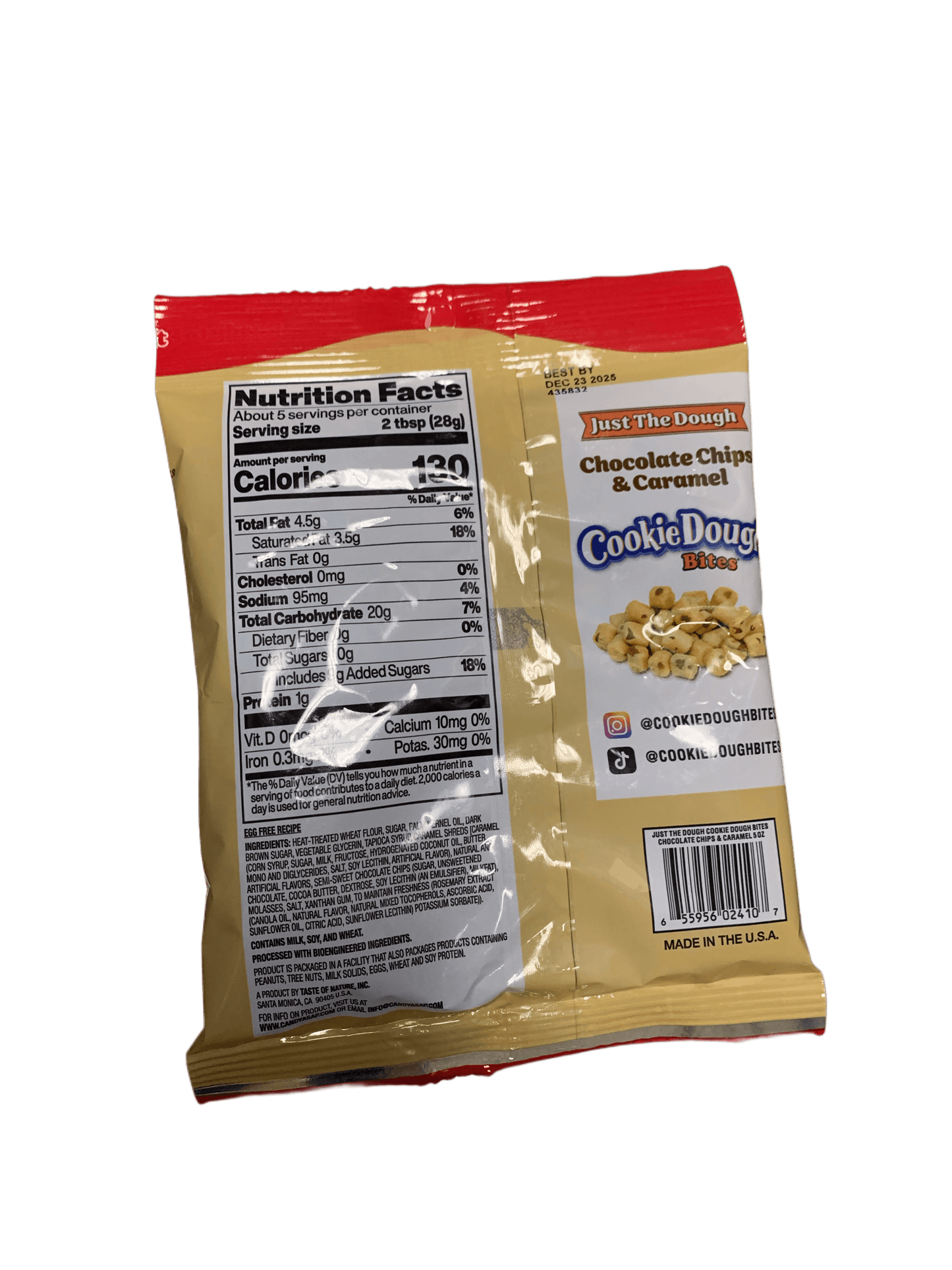Cookie Dough Bites Cookies Dough Flavour 142G - U.S Edition