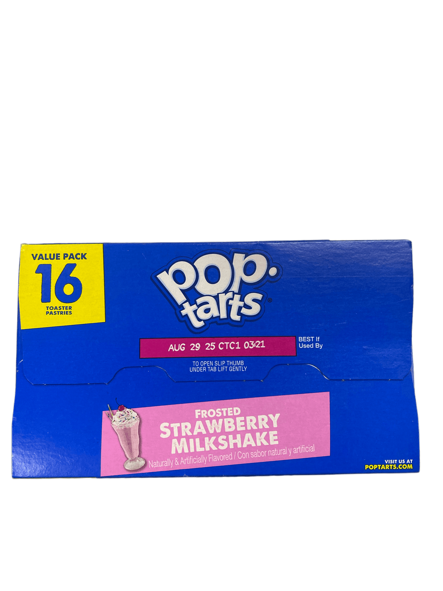 Pop Tarts Frosted Strawberry Milkshake 16 Pack