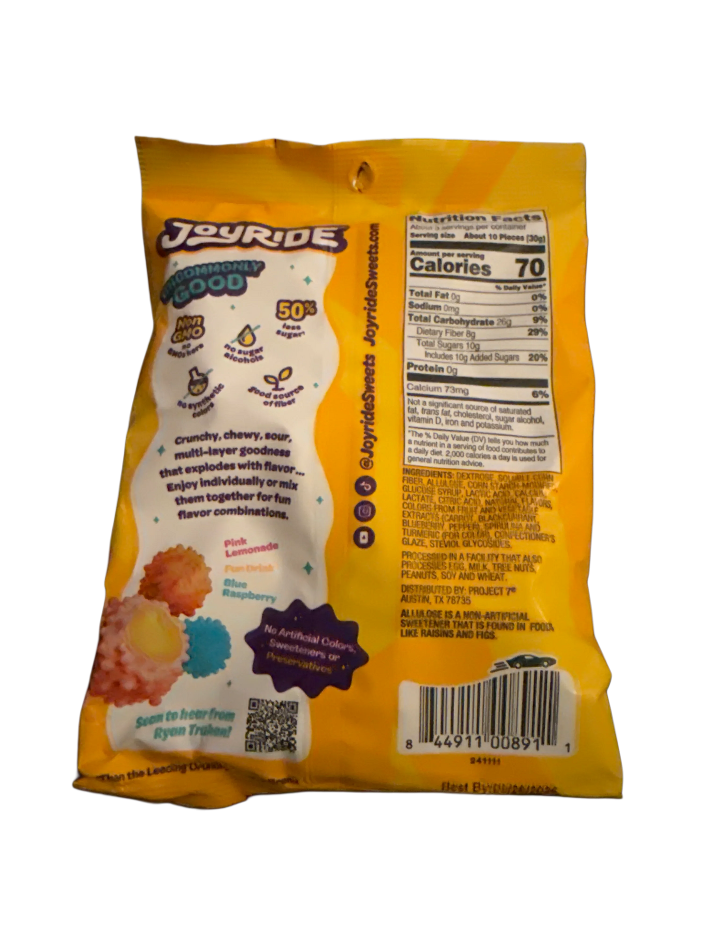 Ryan Trahan's Joyride Gummy Busters Original Flavour 99G - U.S Edition