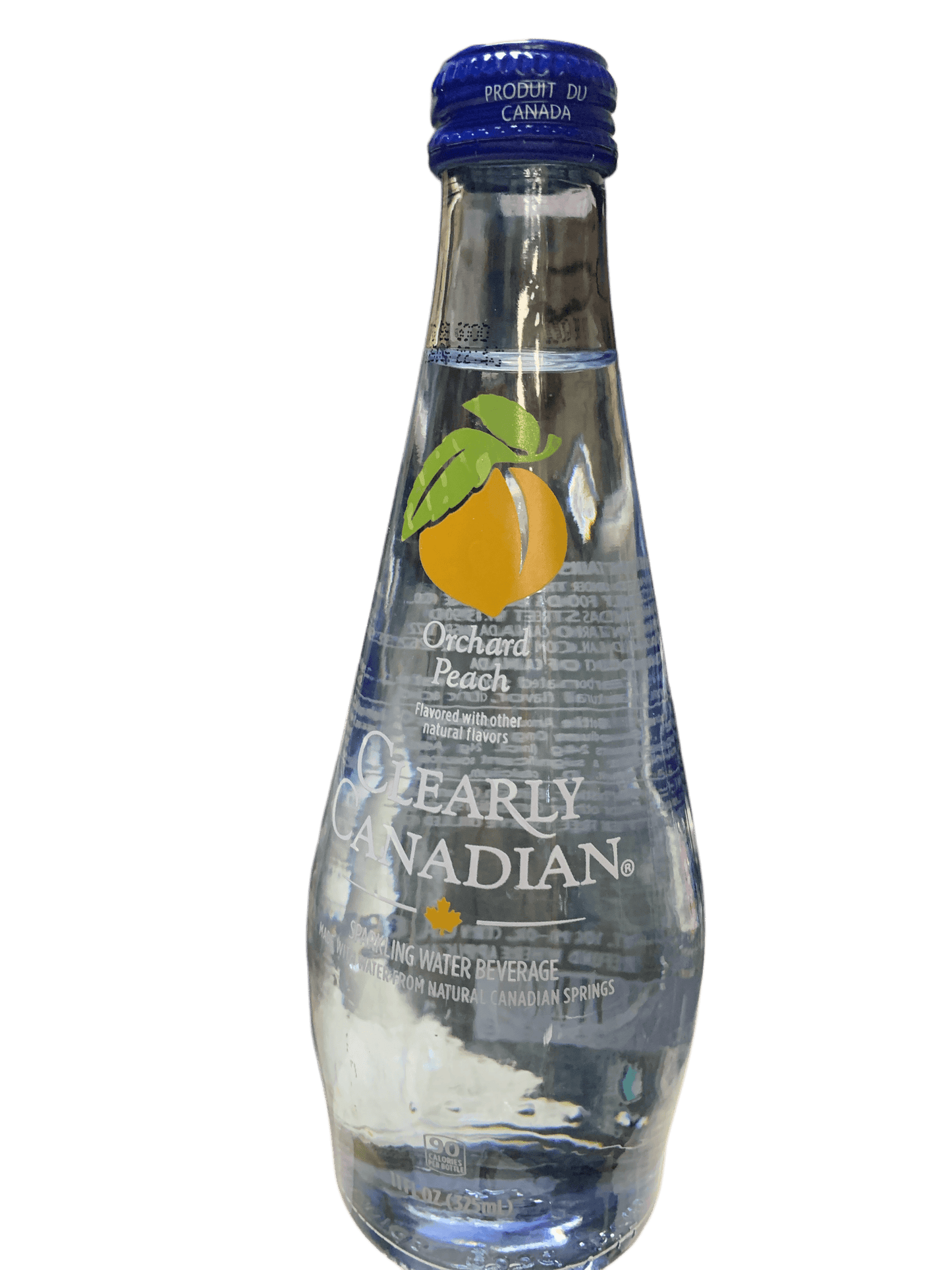 Clearly Canadian Sparkling Orchard Peach Bottle 325ML - Canadian Edition