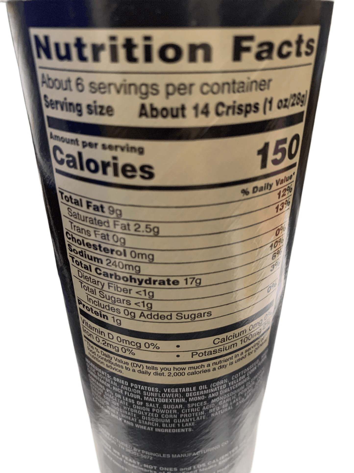 Pringles Hot Ones Barbacoa Flavour 156G - U.S Edition