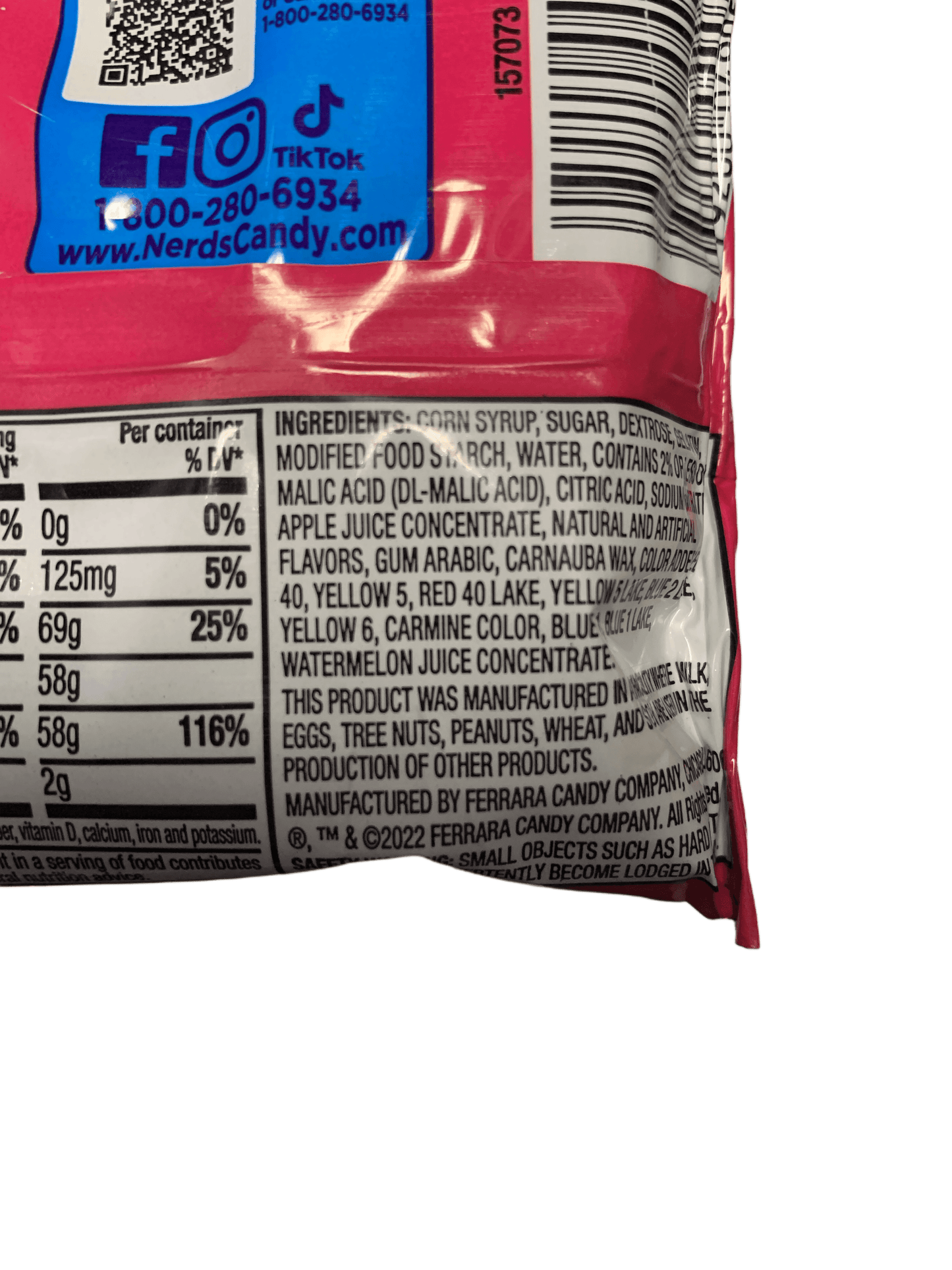 Nerds Gummy Clusters Rainbow Share Pack 30G - U.S Edition