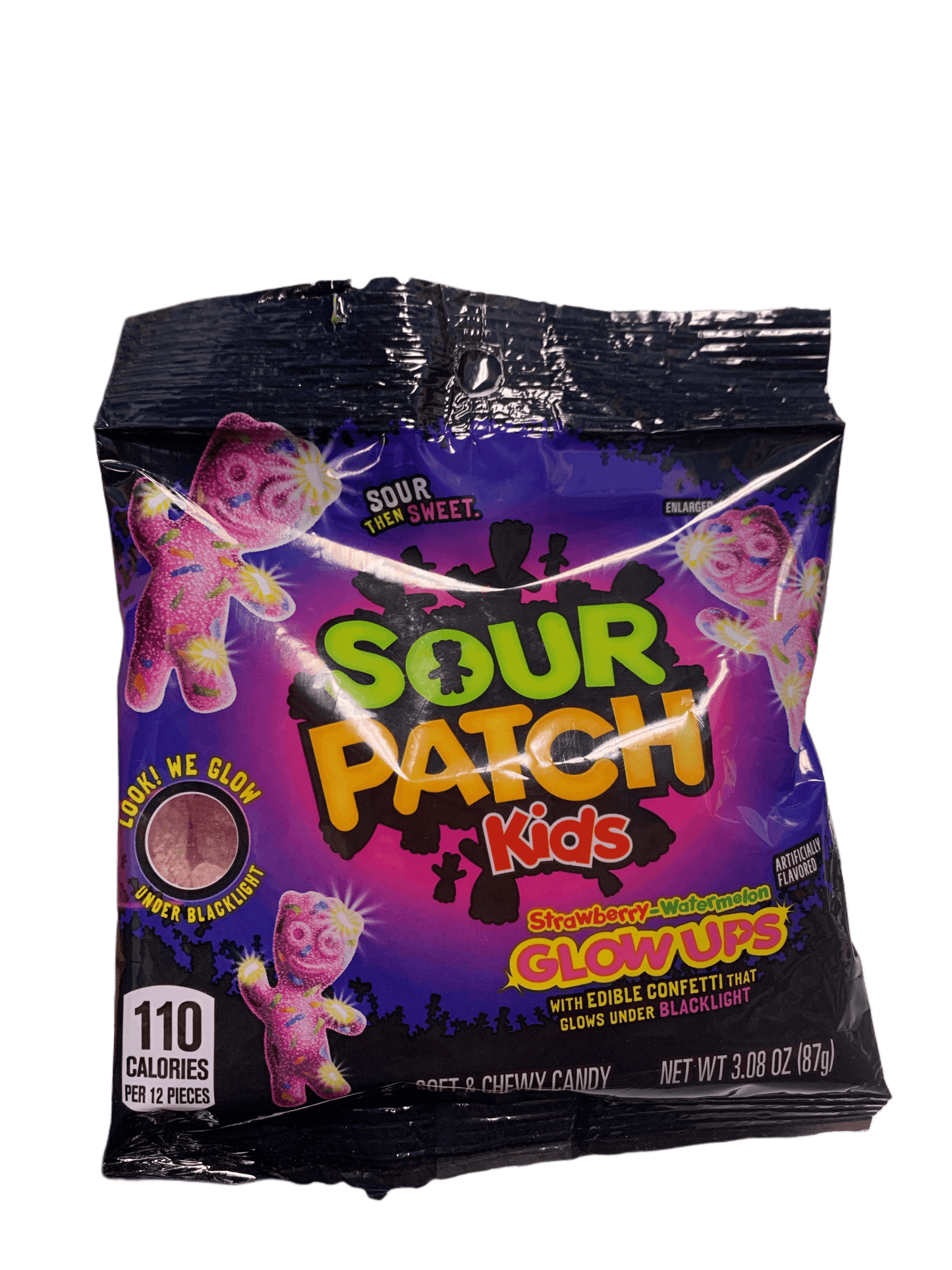 Sour Patch Kids Glow-Ups Strawberry Watermelon Candy 87G - Mexico Edition