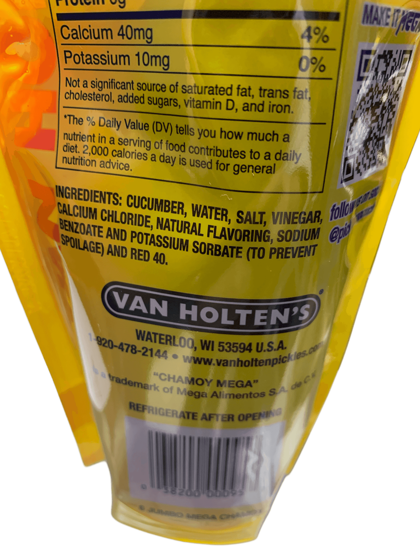 Van Holtens Chamoy Flavoured Pickle - U.S Edition
