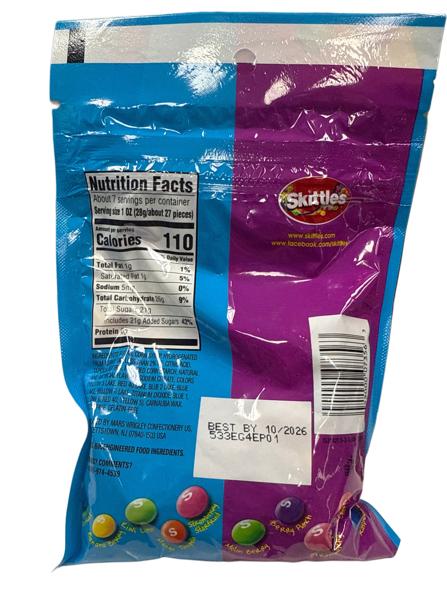 Skittles Dous Bayas Silvestres + Tropical 204.1G - Edición EE. UU.