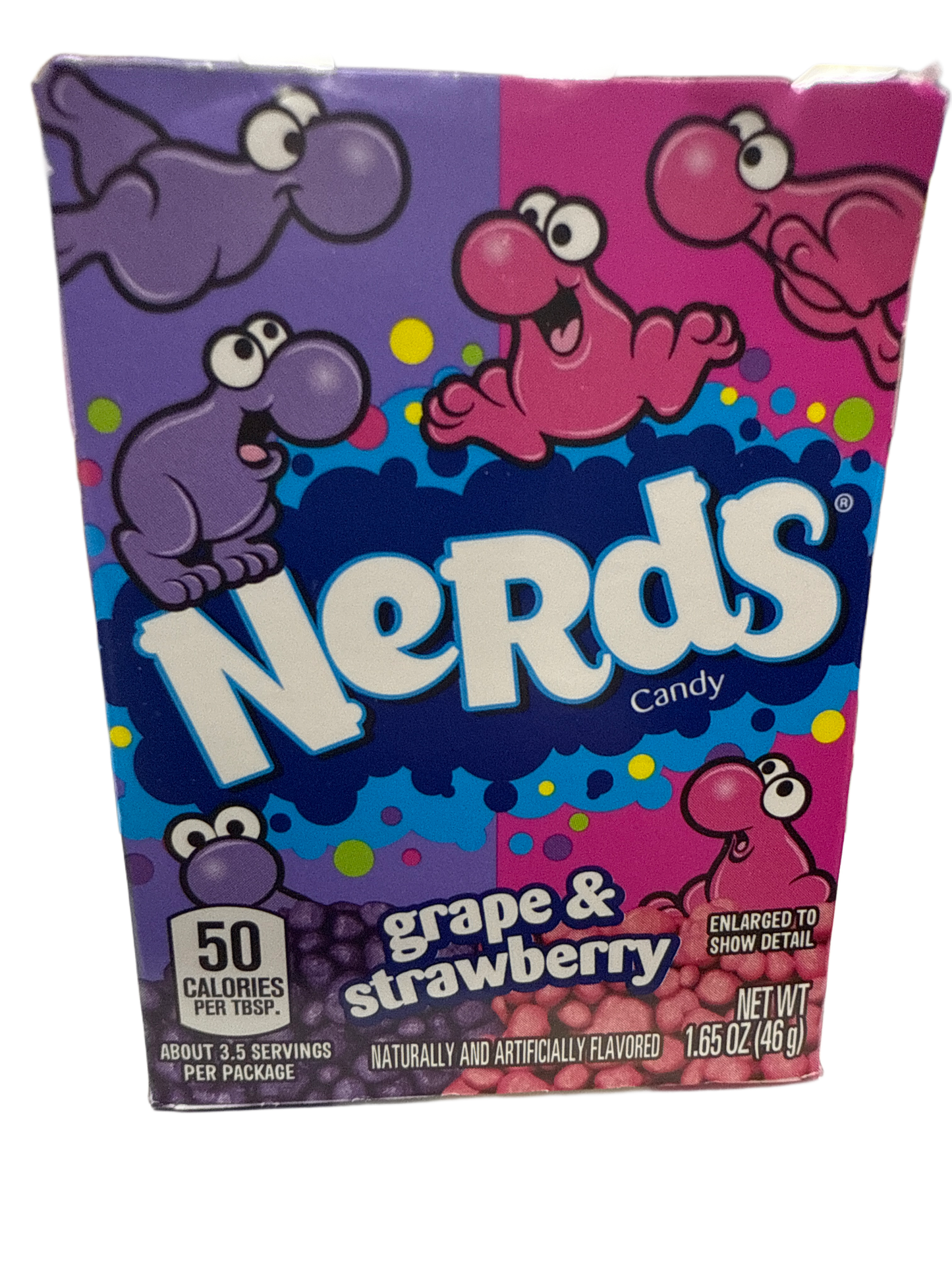 Nerds Grape And Strawberry Candy Box 46G - U.S Edition