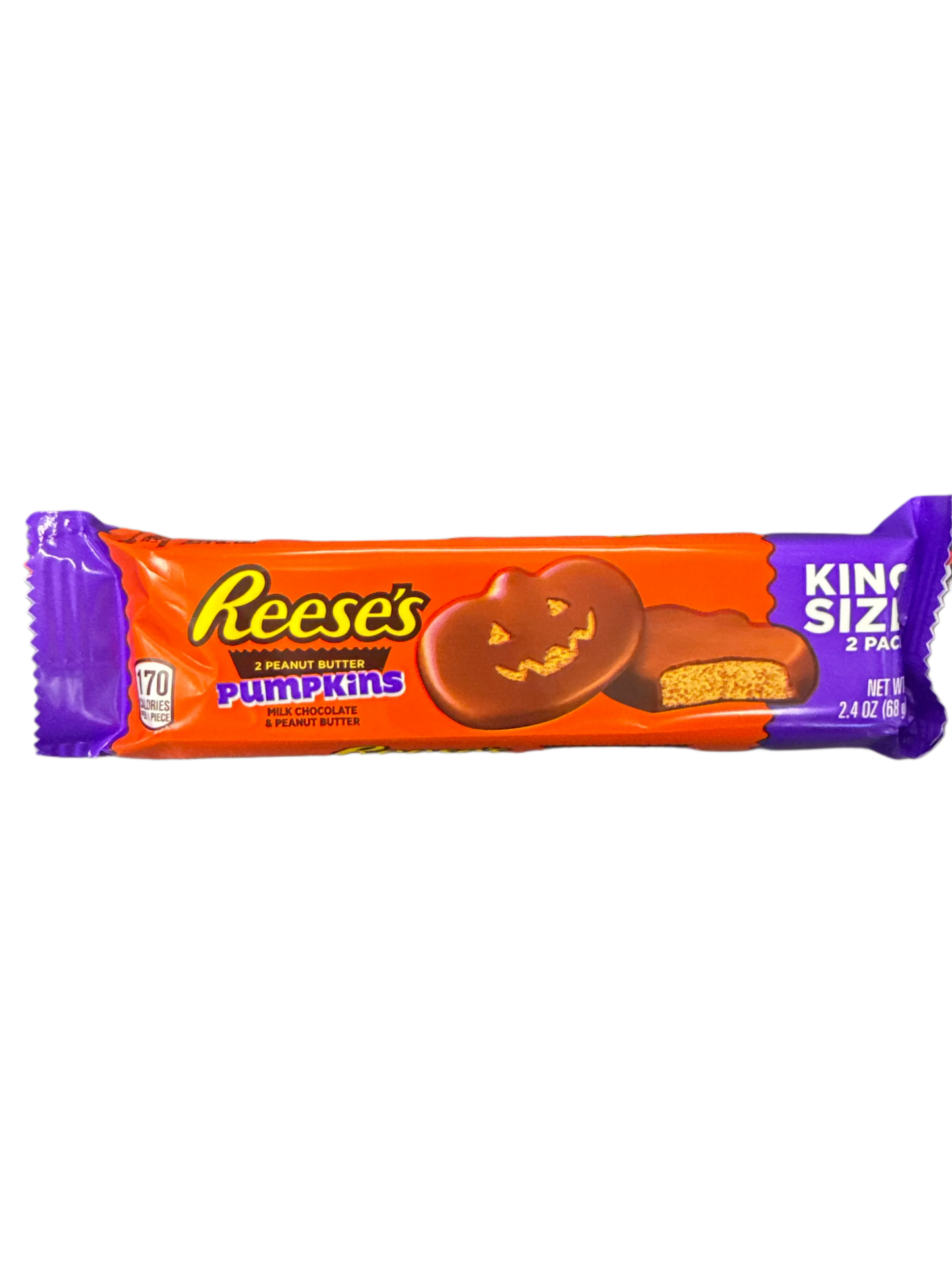 Reeses Halloween Coupes de Citrouille au Beurre de Cacahuète 68G - Édition U.S