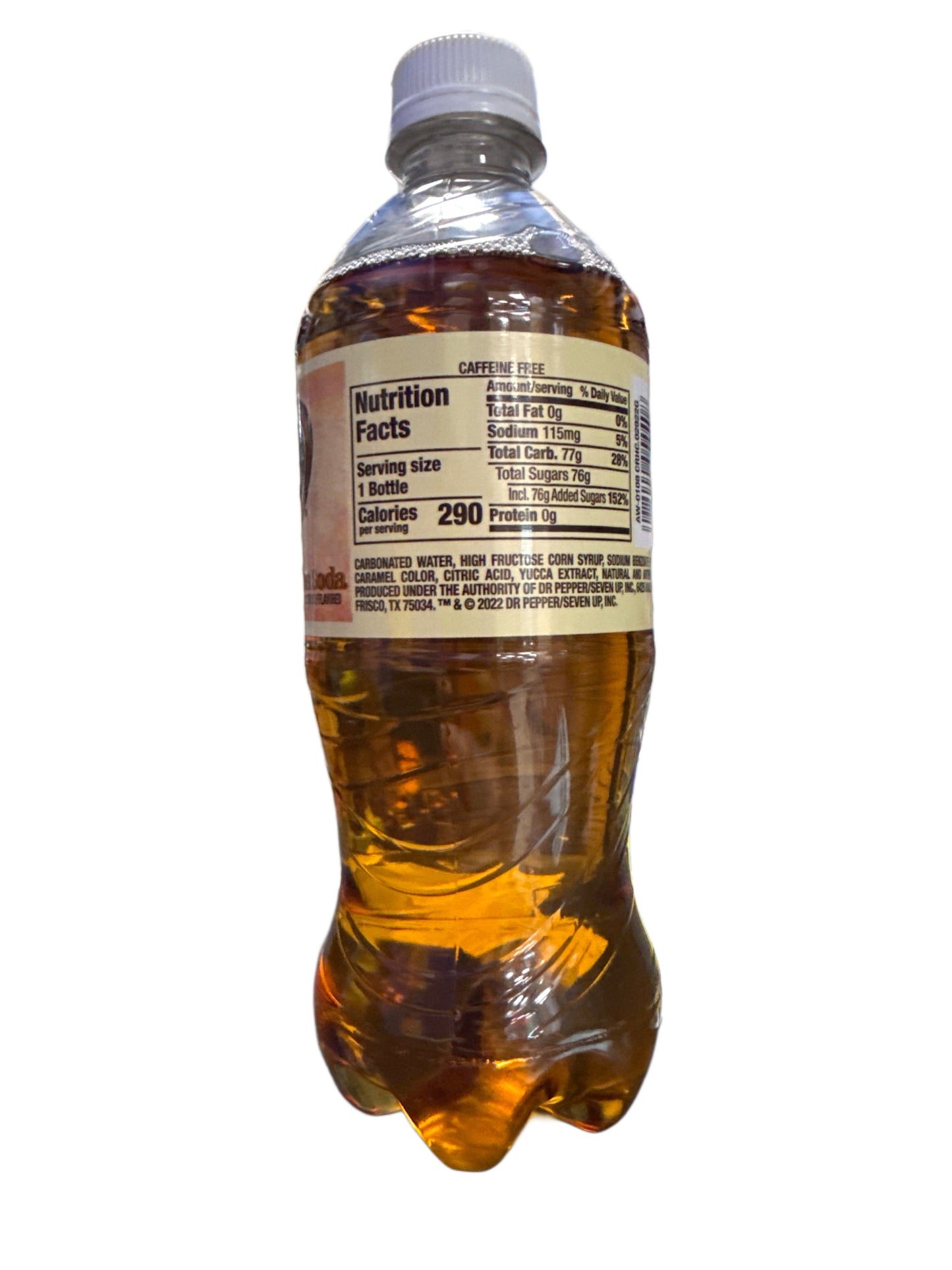 A & W Cream Soda Bottle 591ML - U.S Edition