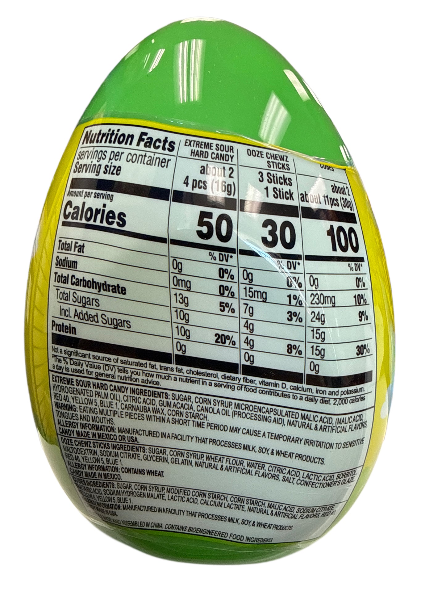 Warheads Easter Scrambler Egg 109G - U.S Edition