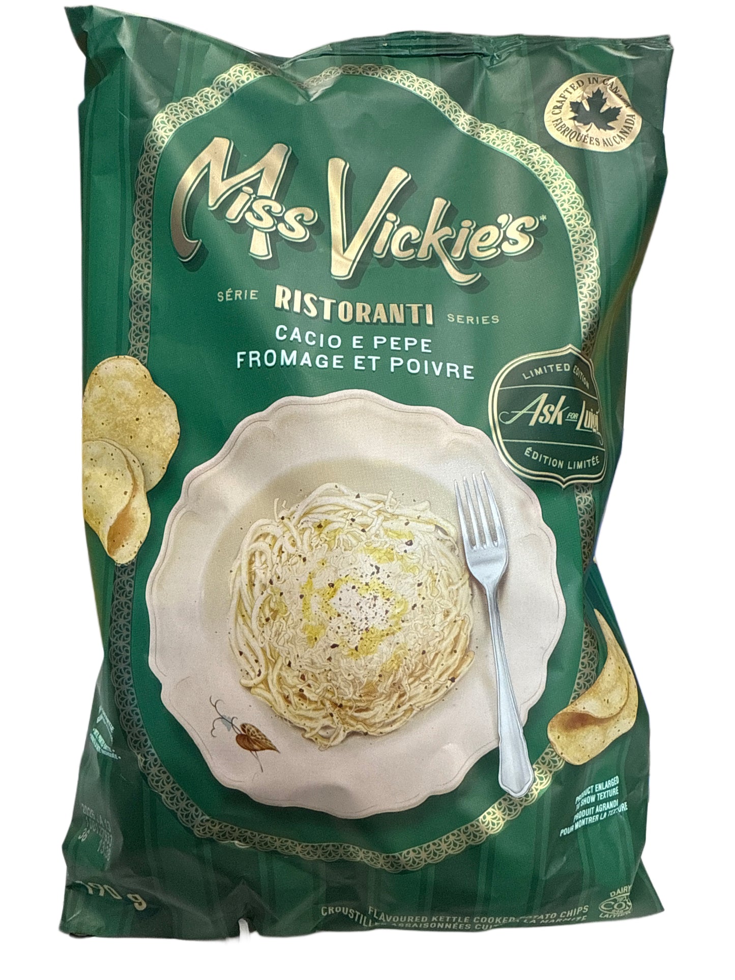 Miss Vickies Limited Edition Cacio E Pepe Flavour 190G - Canadian Edition