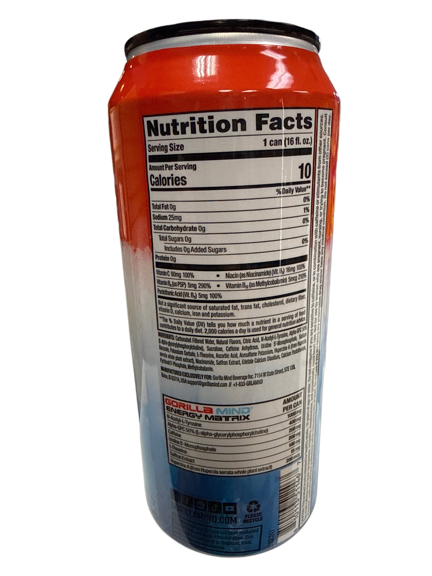 Gorilla Minds Bombsicle Energy Drink 473ML - U.S Edition