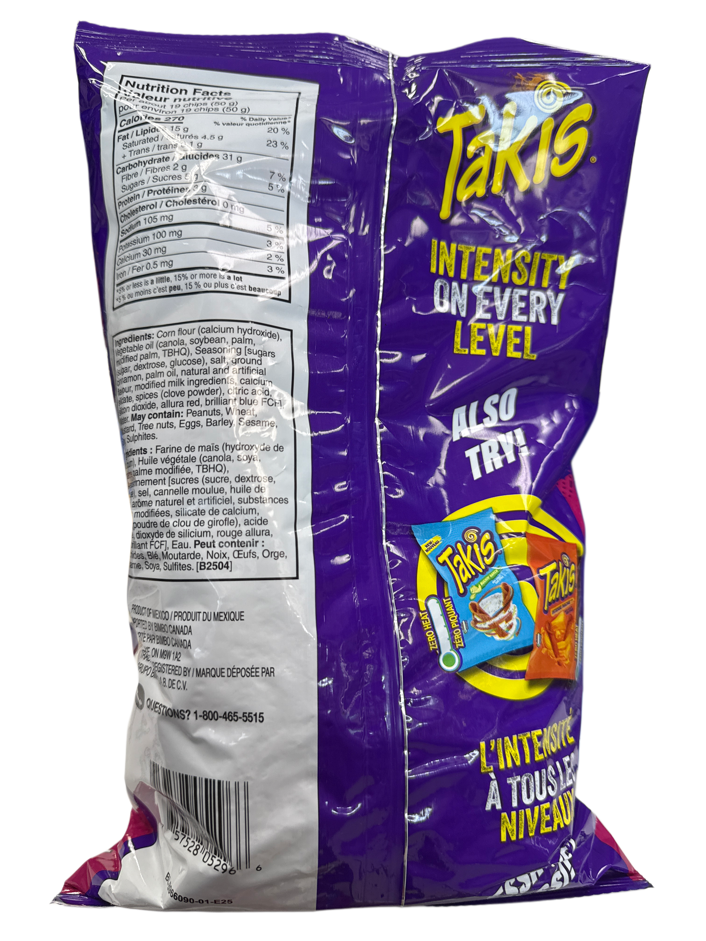 Takis Limited Edition Churro Charge 260G - Canadian Edition