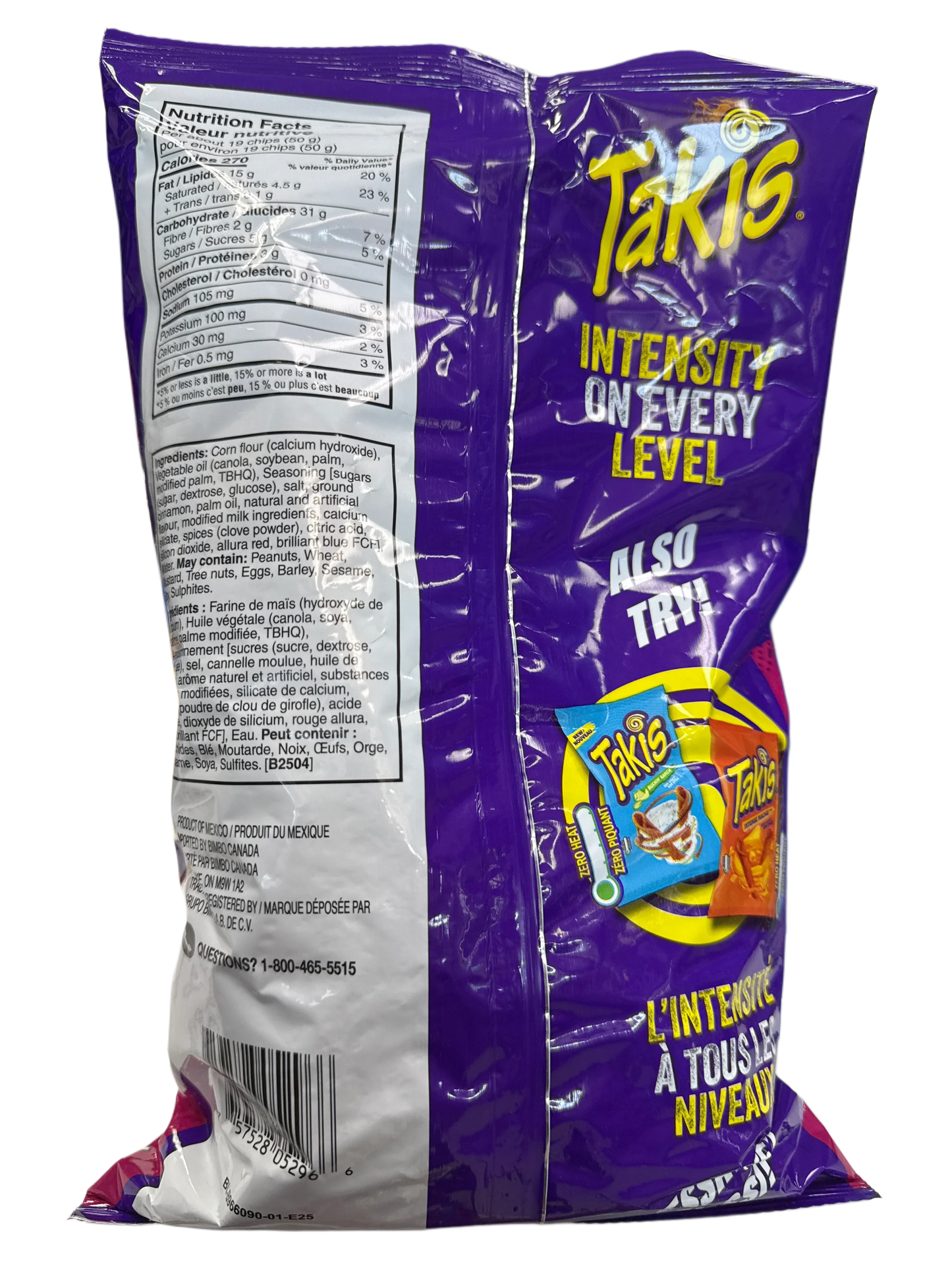 Takis Limited Edition Churro Charge 260G - Canadisk Udgave