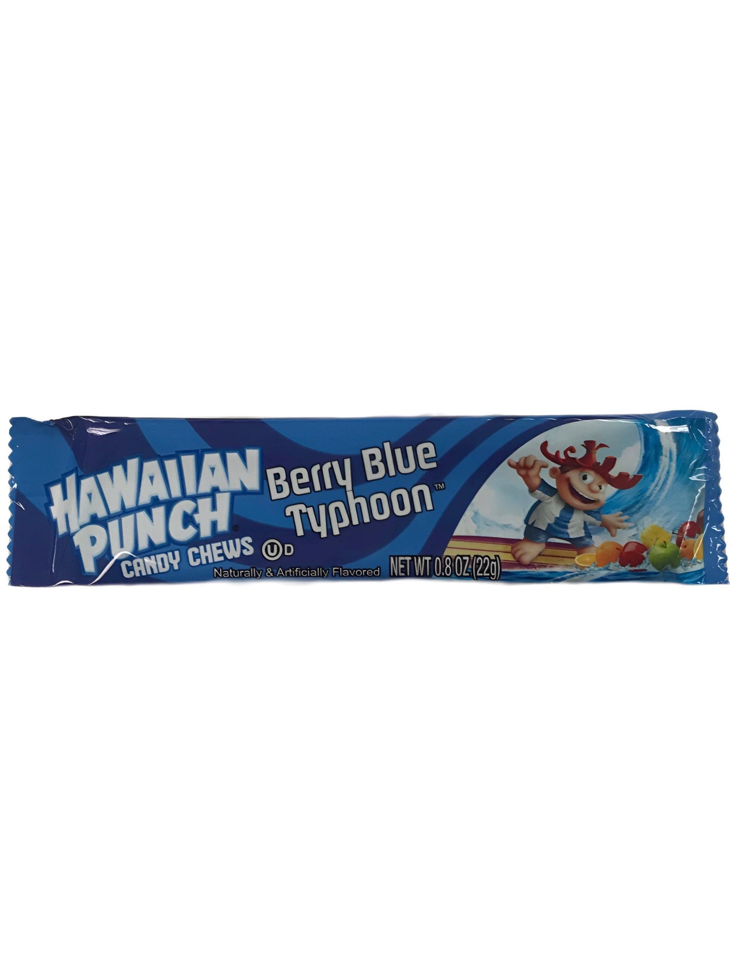 Hawaiian Punch Chews Berry Blue Typhoon Bar - Extreme Snacks