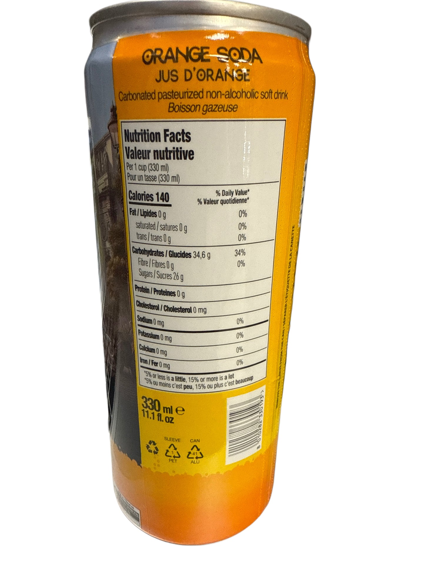 La Dolce Vita Orangenlimonade 330ML - Italienische Ausgabe