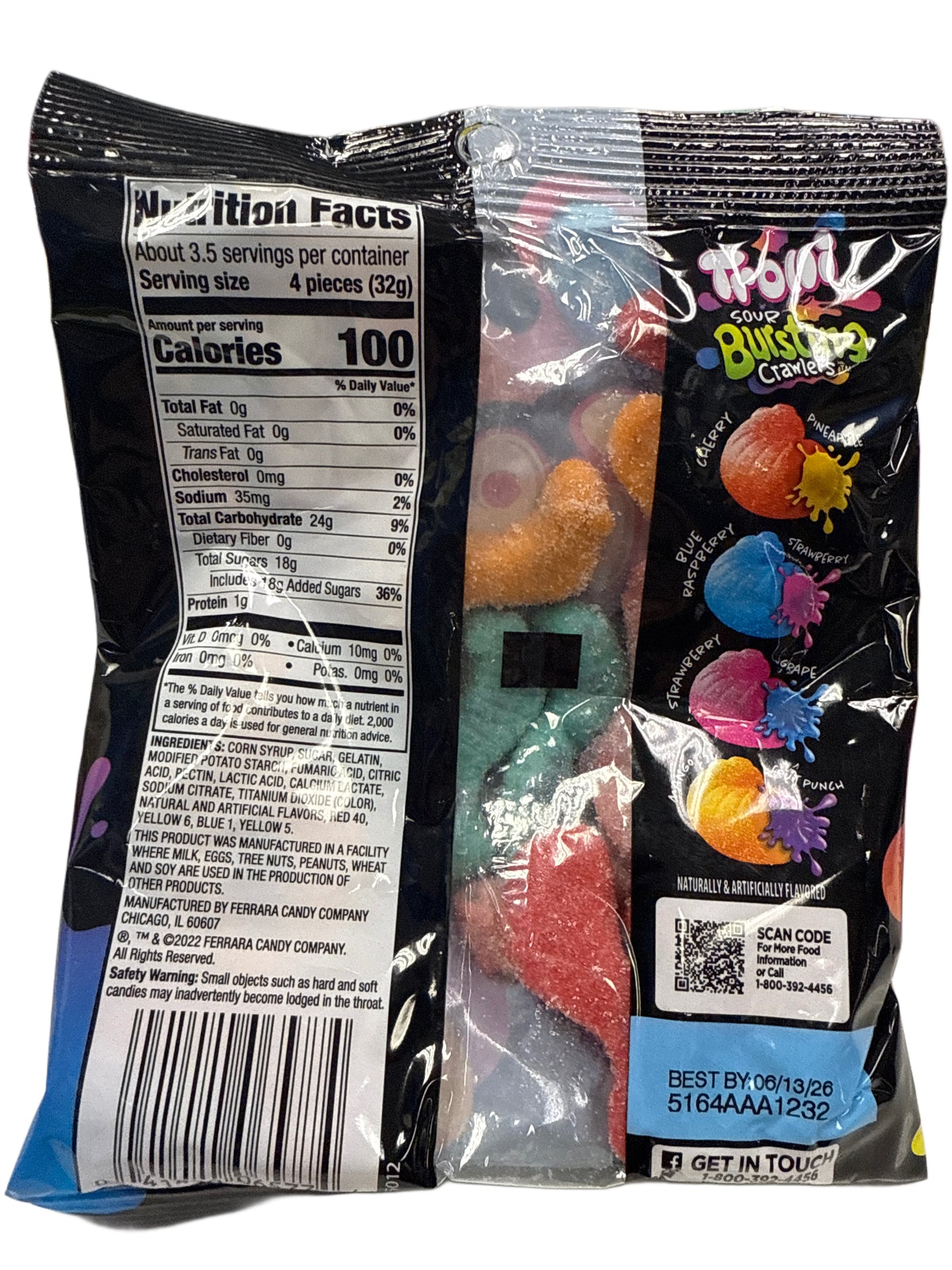 Trolli Sour Bursting Crawlers 120G - U.S Edition