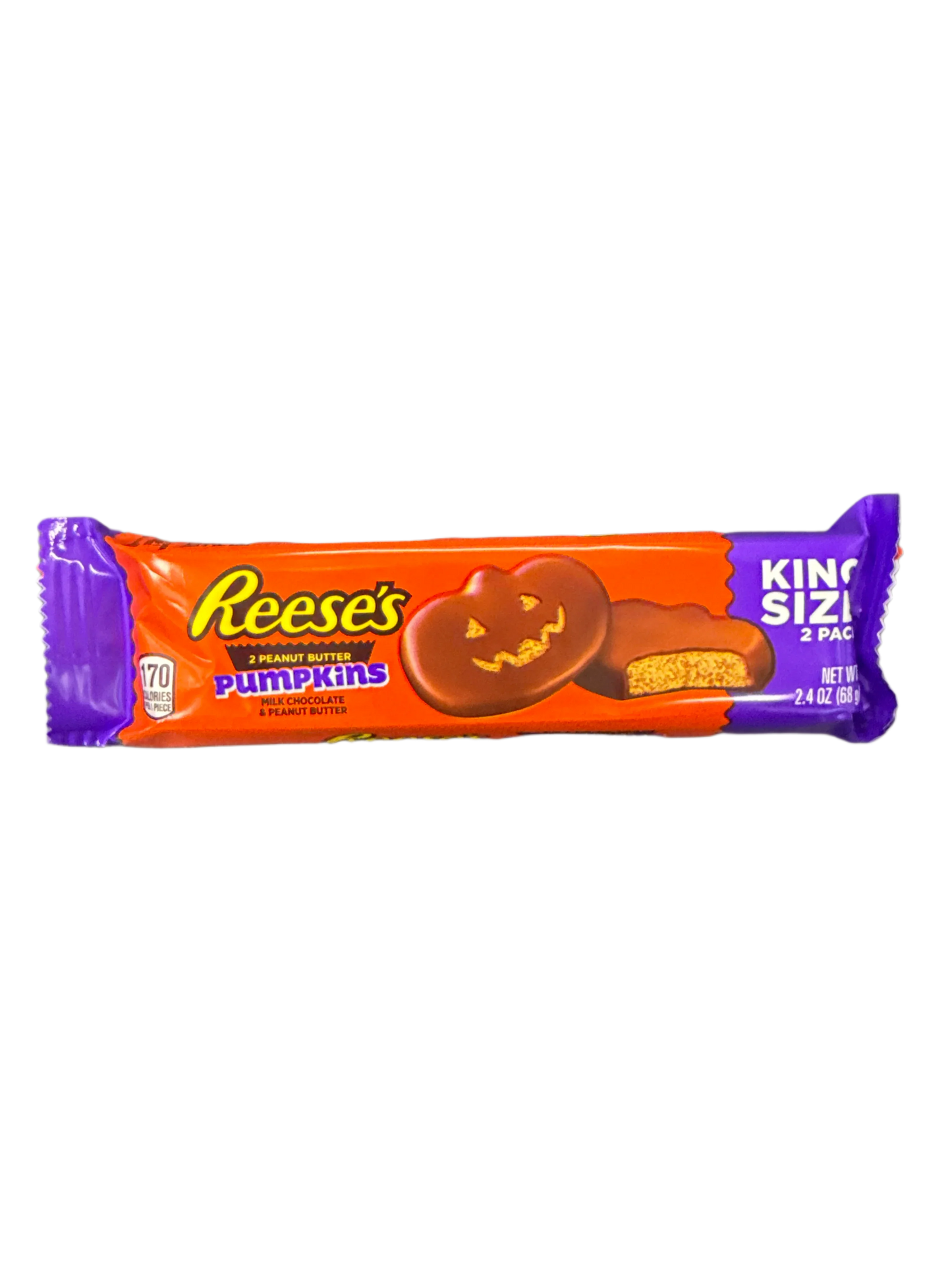 Reeses Halloween Coupes de Citrouille au Beurre de Cacahuète 68G - Édition U.S