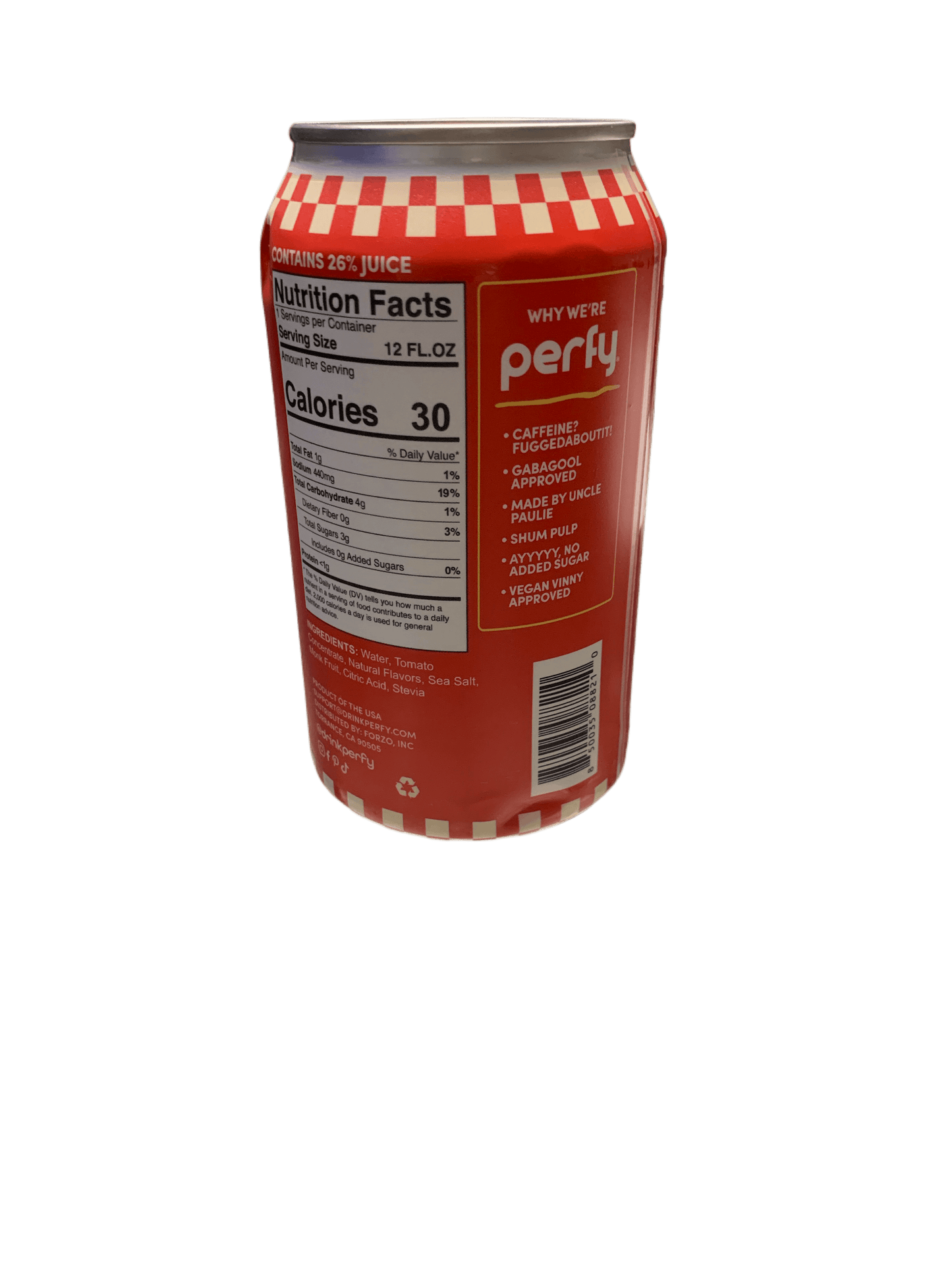 Perfy Limited Edition Pepperoni Pizza Flavour Soda 355ML - U.S Edition