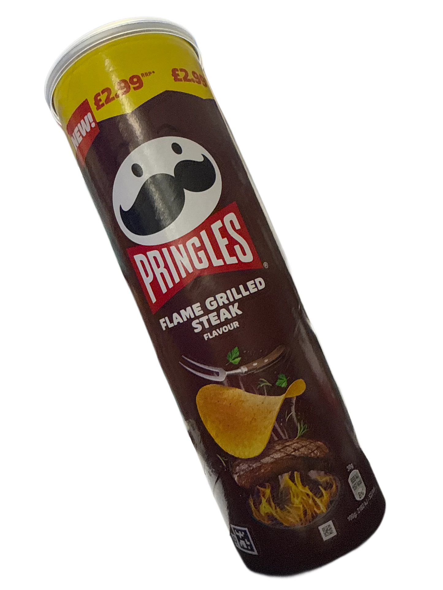 Pringles Flame Grilled Steak Flavour 165G - U.K Edition