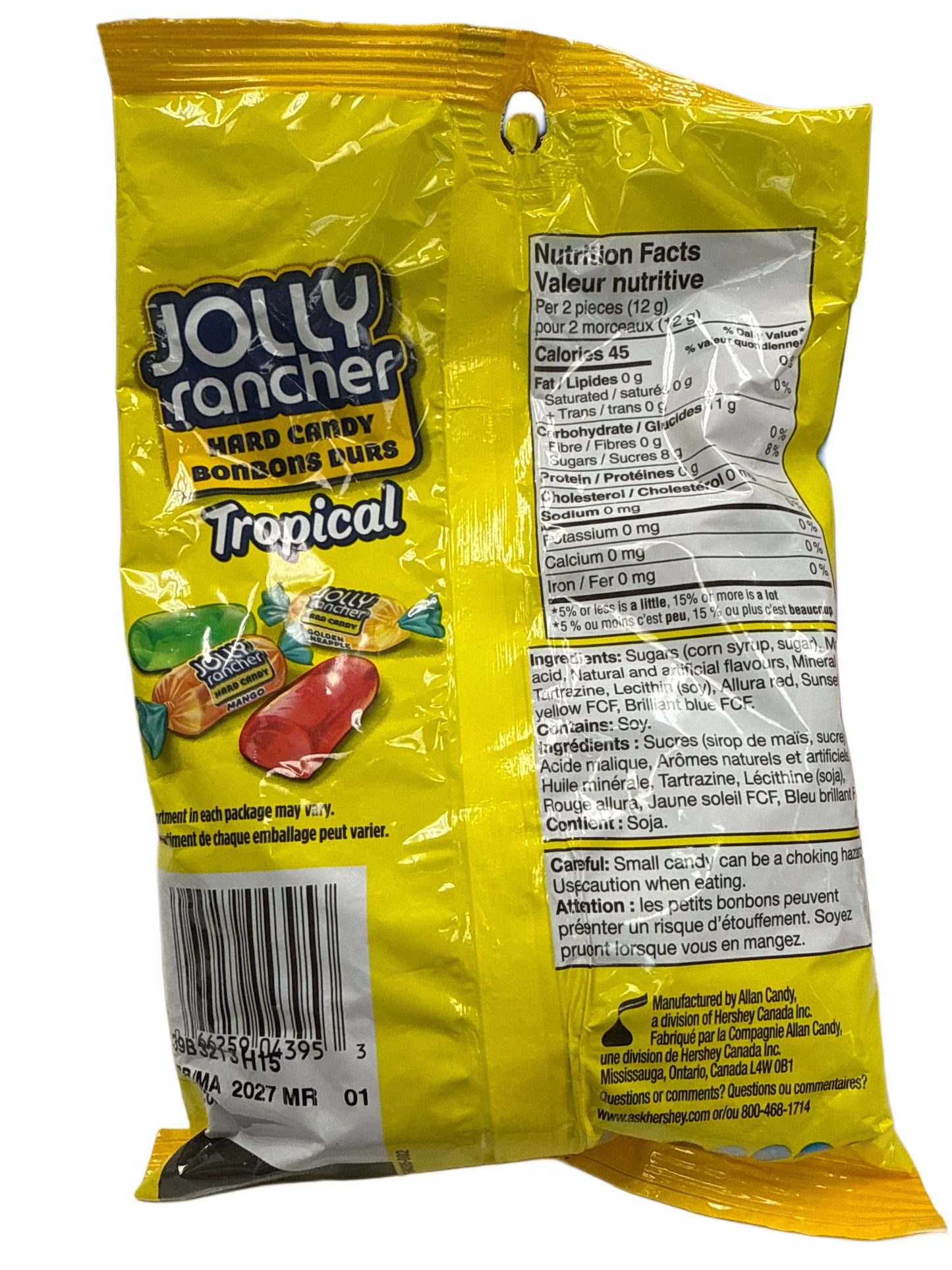 Jolly Rancher Hard Candy Tropical Flavour 198G - Canadian Edition