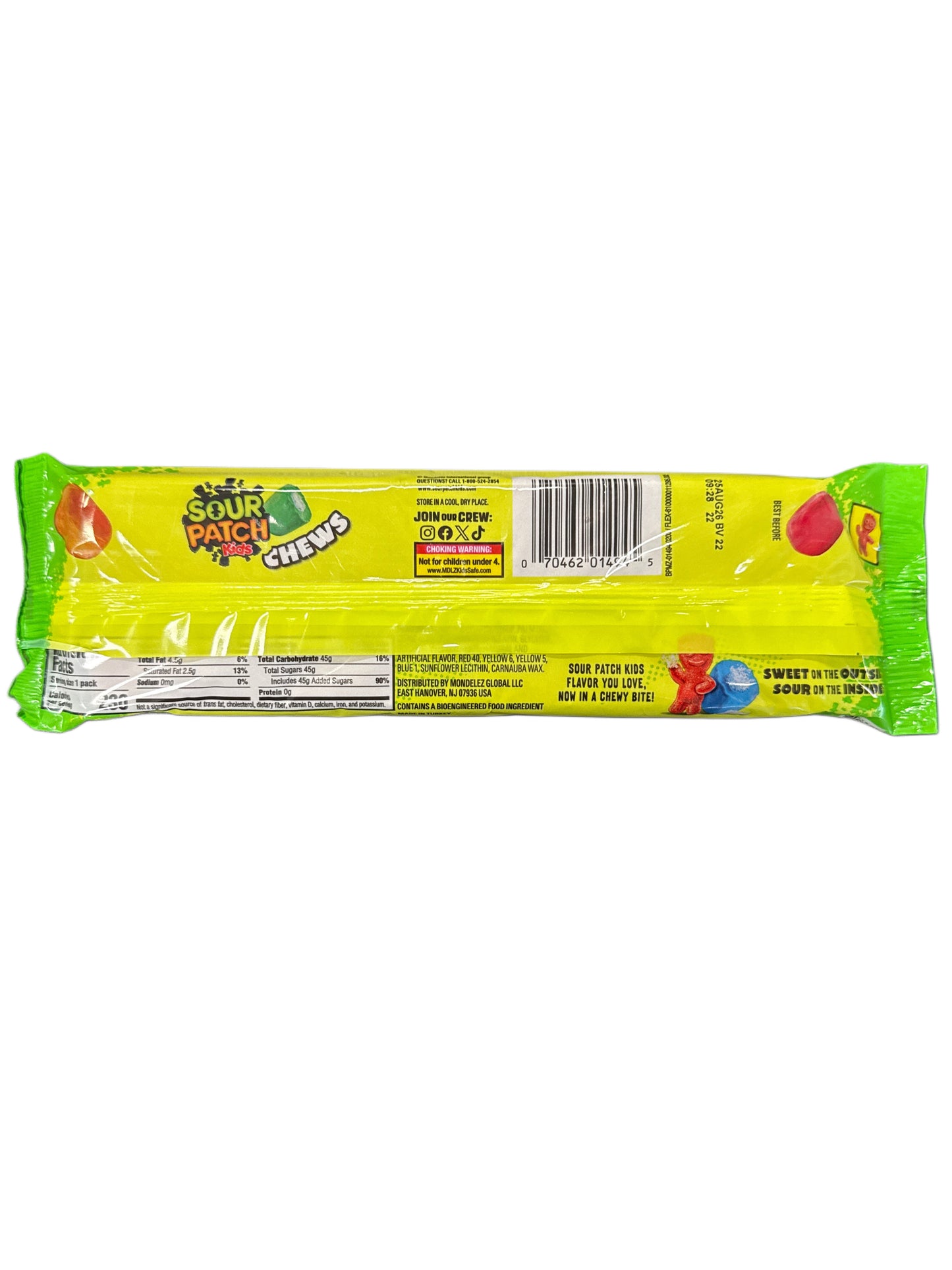 Sour Patch Kids Chews 55G - Edizione USA