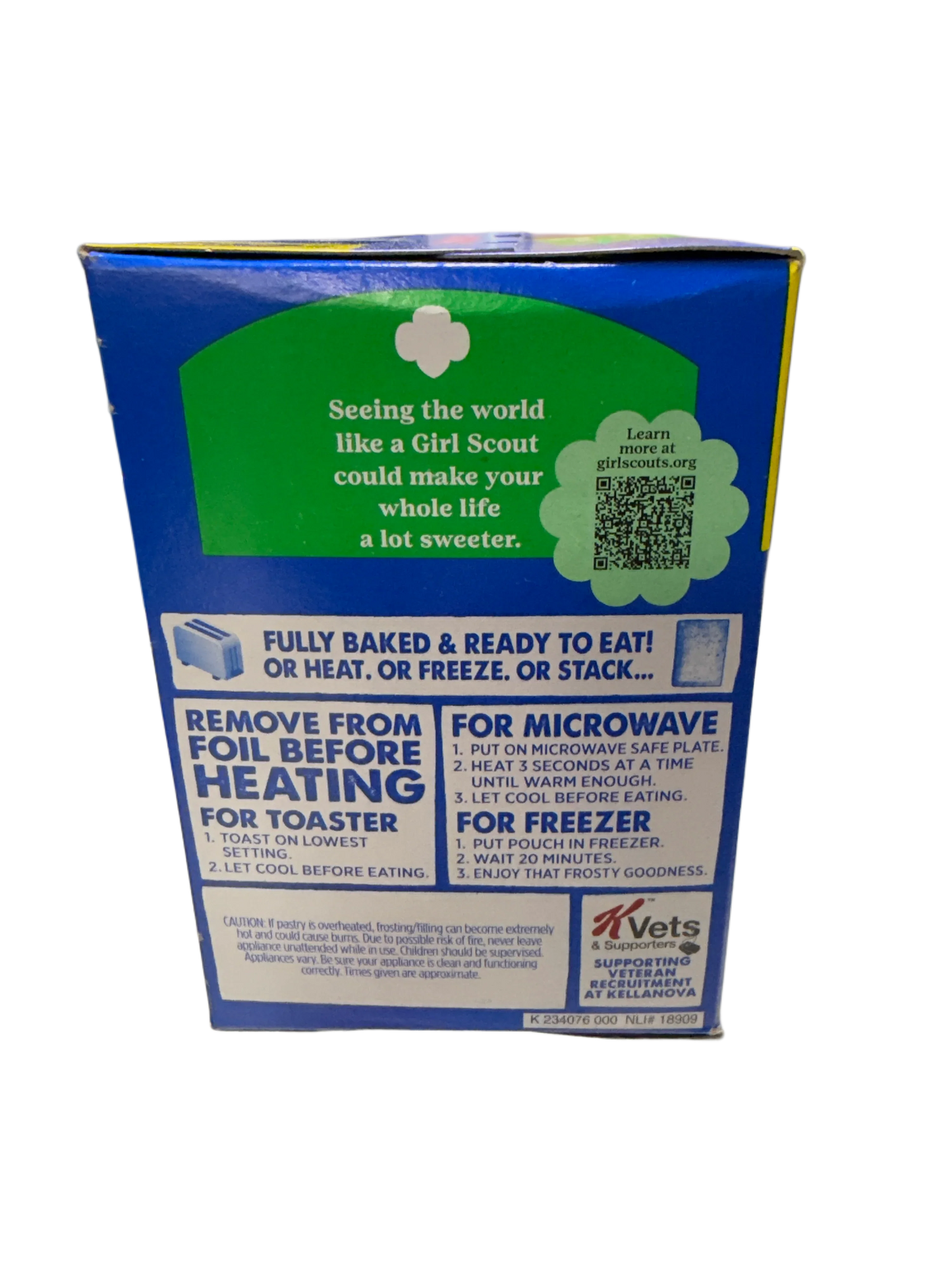 Pop Tarts Girl Scouts Frosted Thin MInts Flavour 27OZ - U.S.A Edition