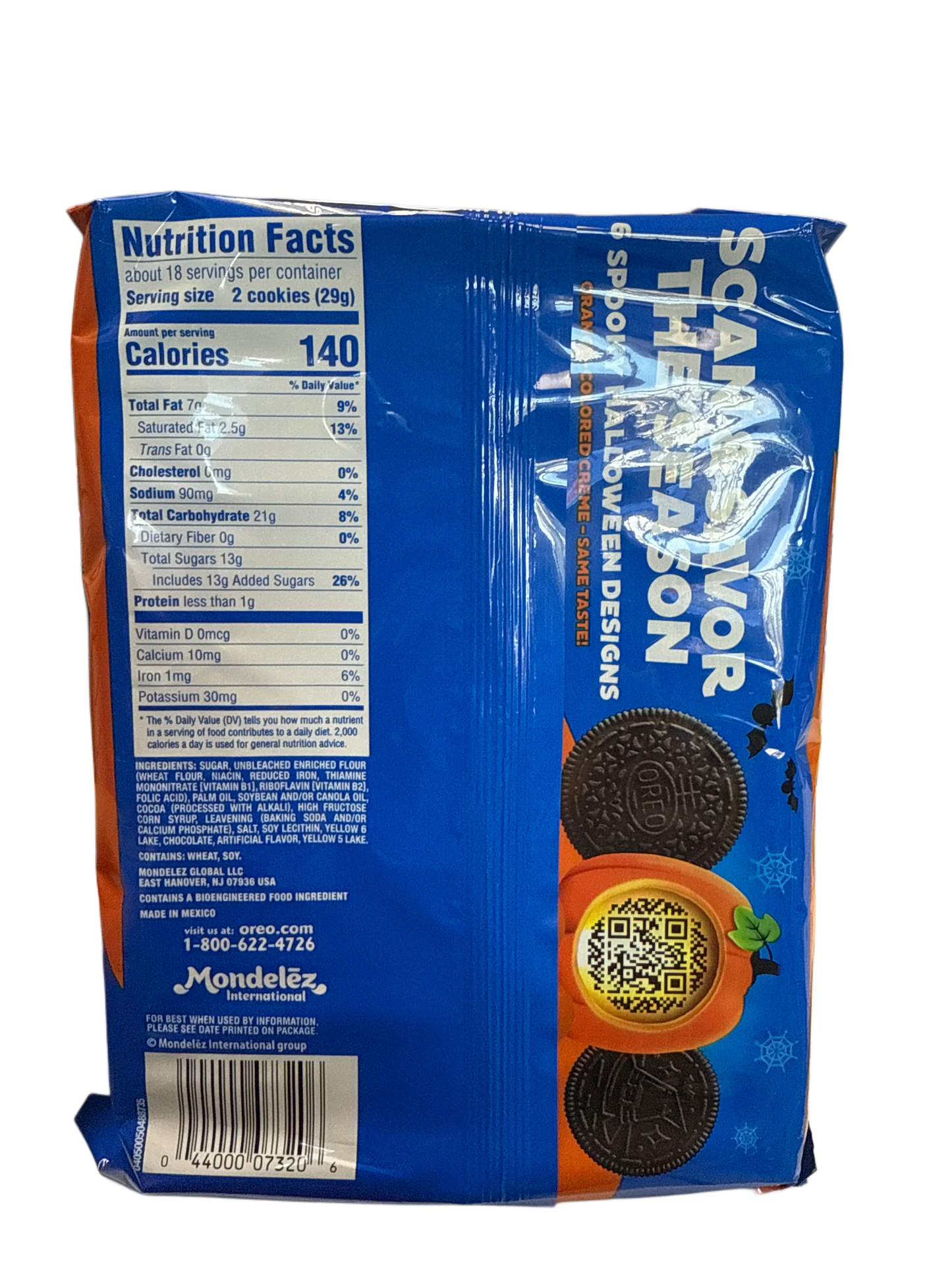 Édition Halloween Oreo avec Crème Orange 530G - Édition U.S