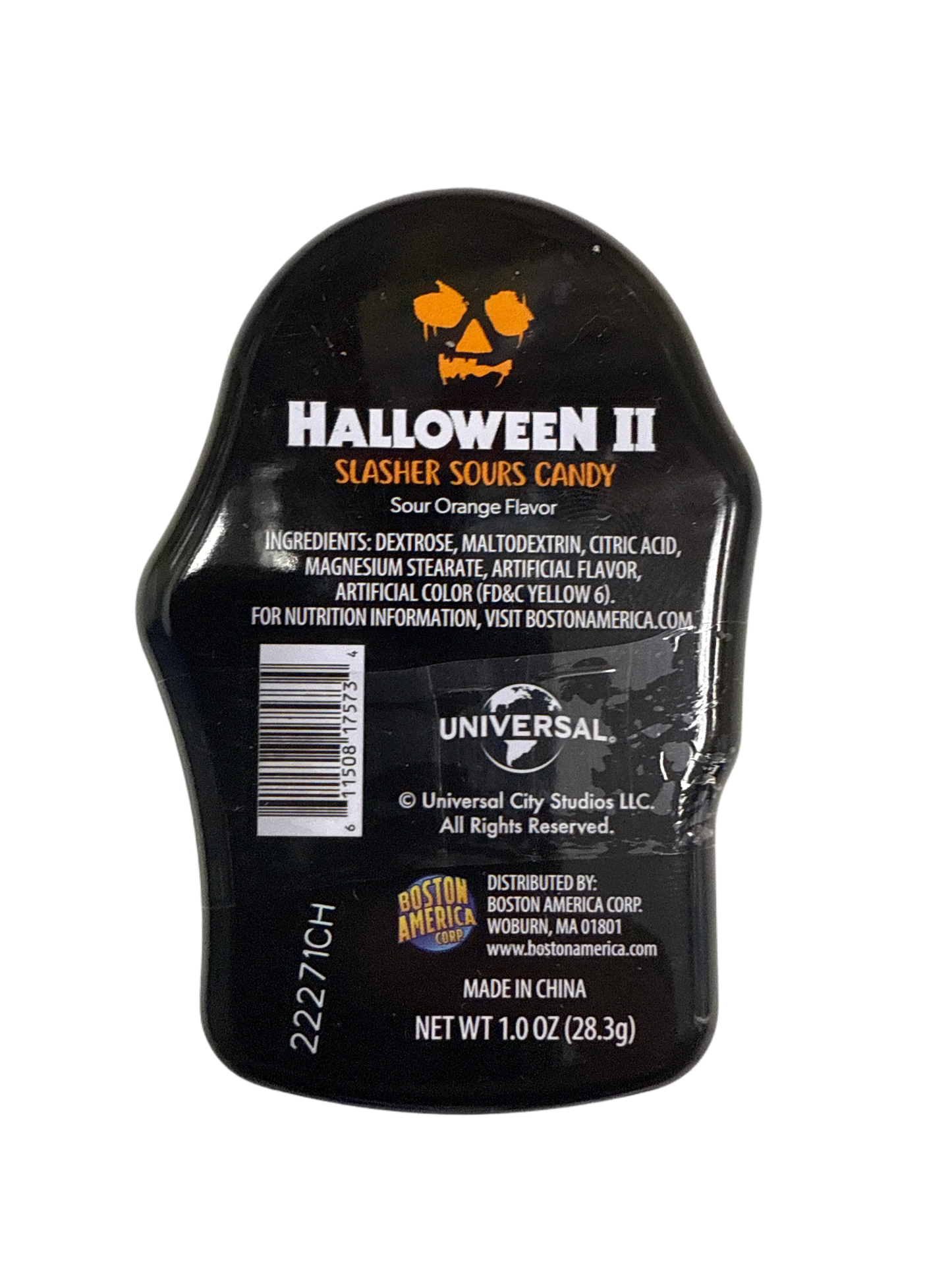 Halloween 2 Slasher Sours Curse Of Chucky Halloween Candy Tin Sour Cherry Flavour 34G - U.S EditionCandy Tin Sour Orange Flavour 28.3g - U.S Edition