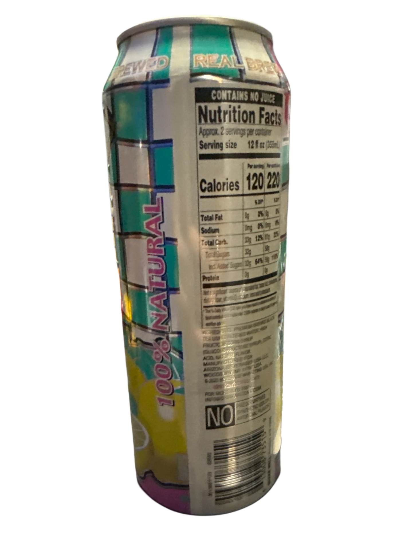 Té Helado Arizona con Sabor a Limón 650ML - Edición EE. UU.