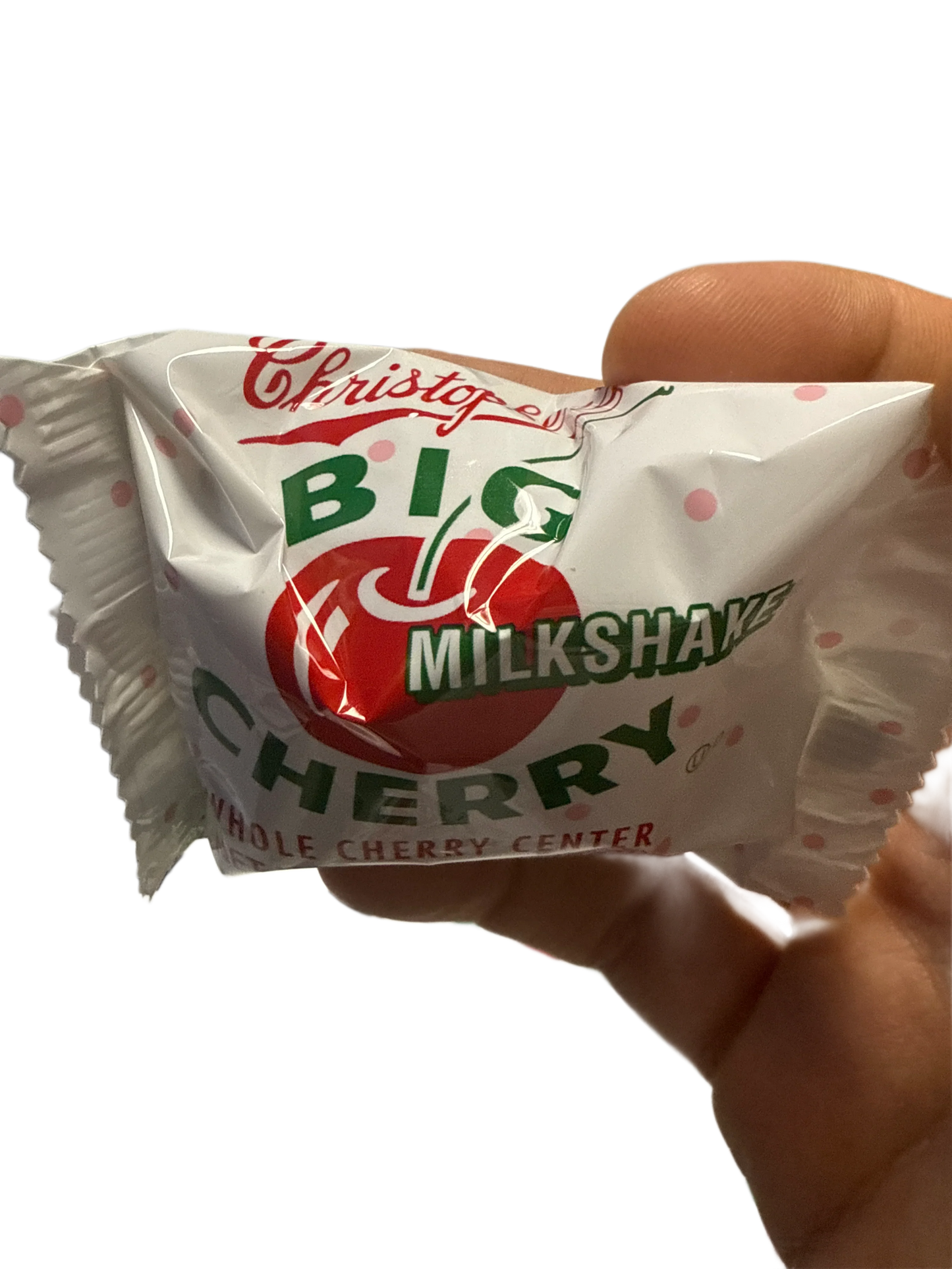 Christophers Big Milkshake Cherry Covered Chocolate 50G - U.S Edition