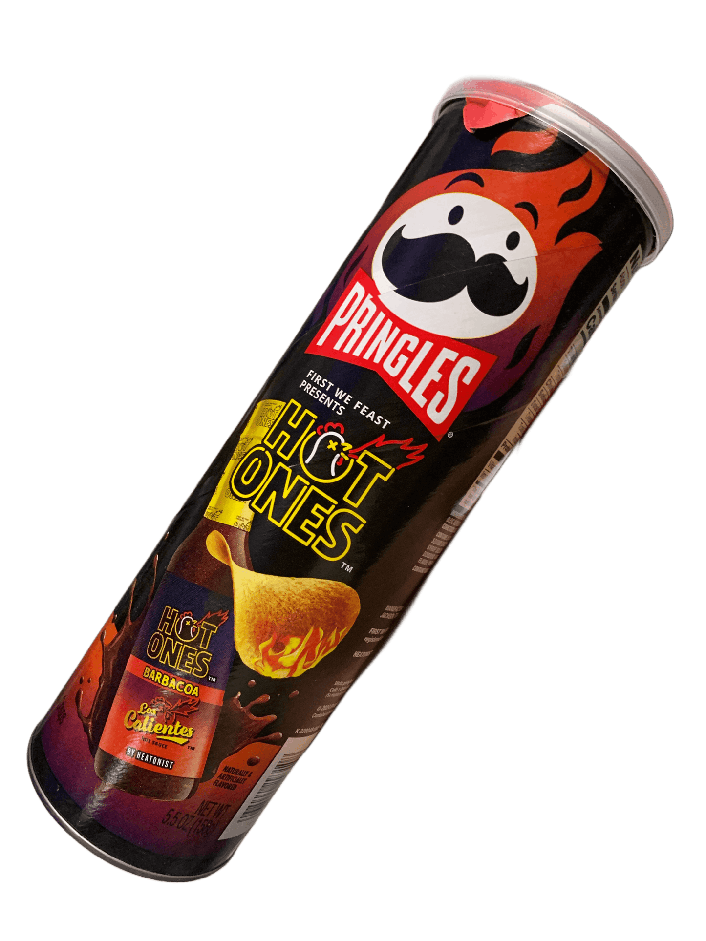 Pringles Hot Ones Barbacoa Flavour 156G - U.S Edition
