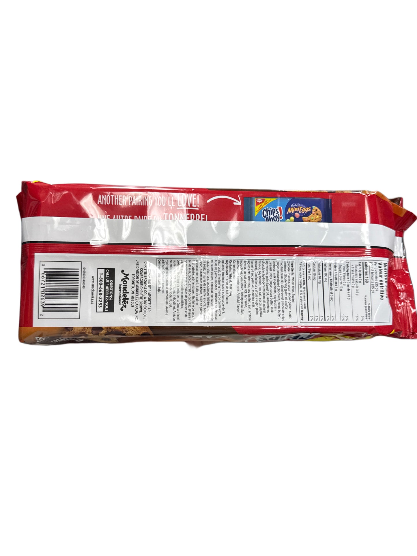 Chips Ahoy Chewy Tendres Taille Familiale Cadbury Caramilk Saveur 453G - Édition Canadienne