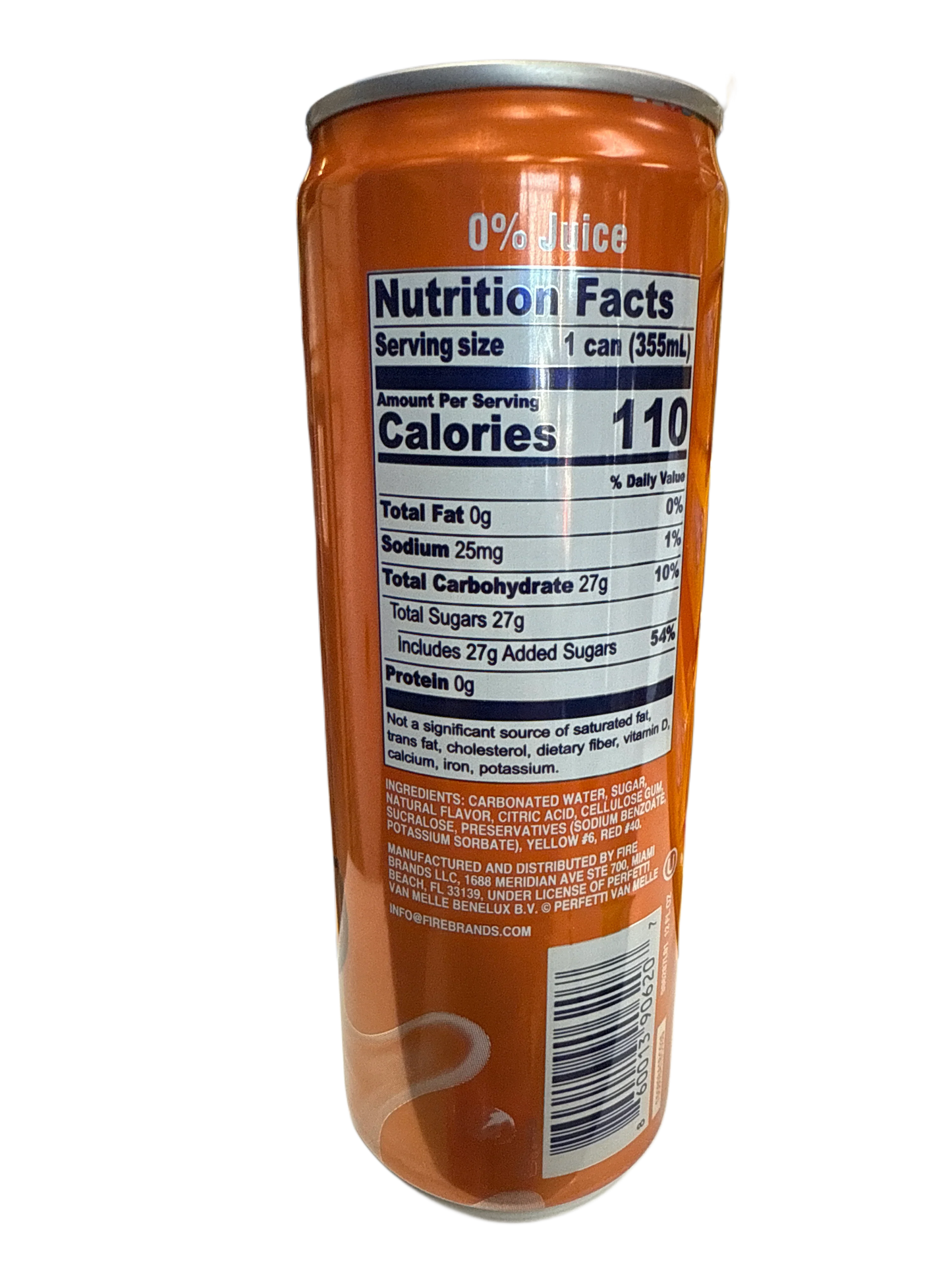 Air Heads Soda Orangen Geschmack 355ML – Exotische U.S. Edition Getränk