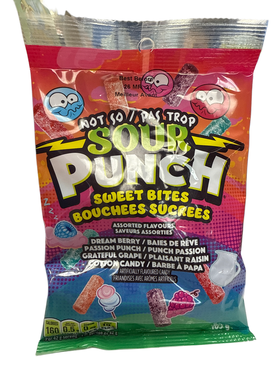 Sour Punch Not So Sour Sweet Bites 105G - U.S Edition