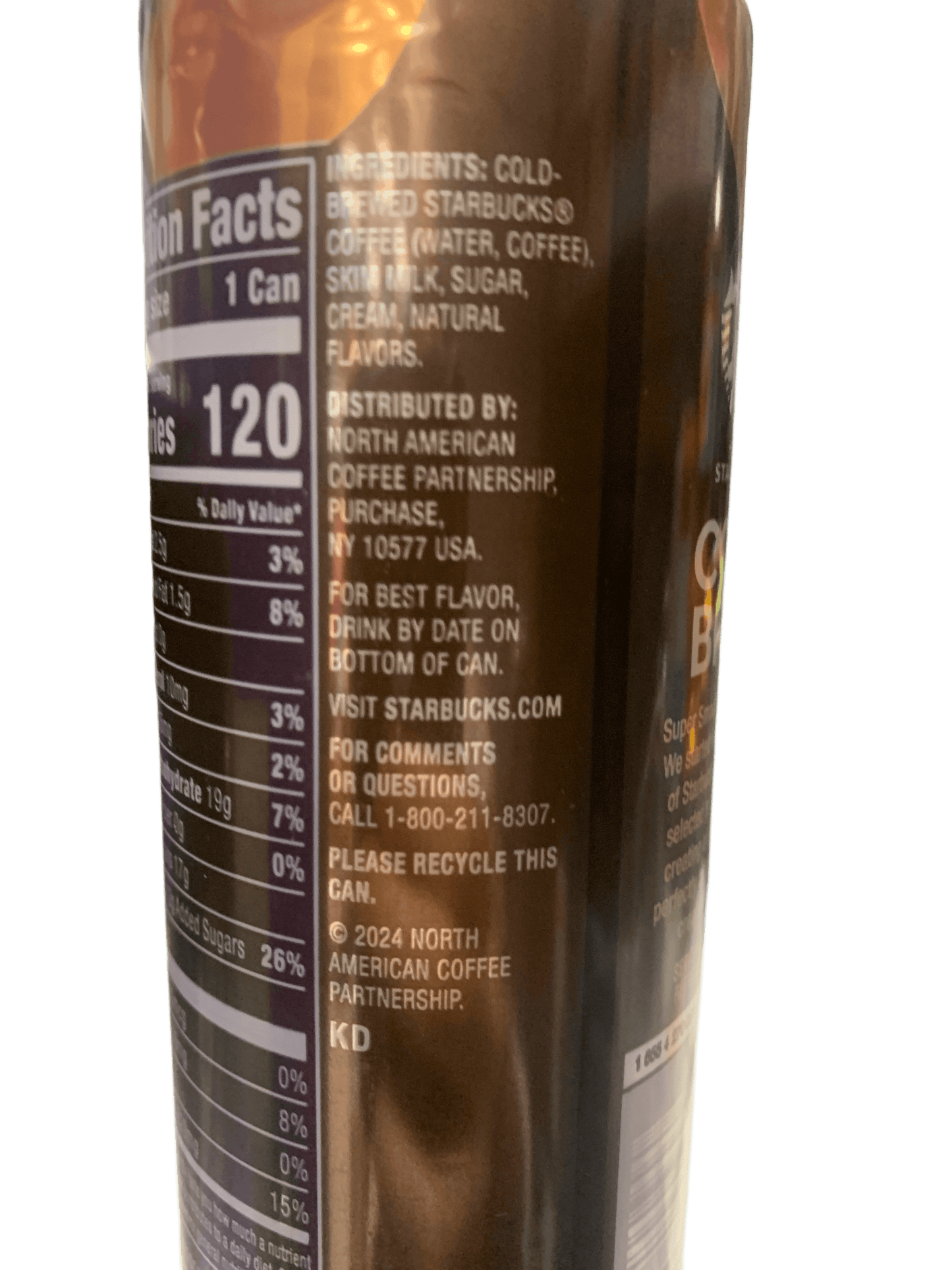 Starbucks Cold Brew Vanilla Sweet Cream 325ML - U.S Edition