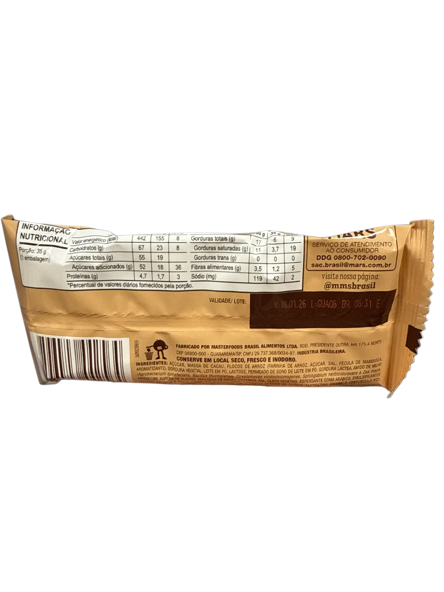 M and M's Limited Edition Popcorn Flavoured Chocolate 35G - Brazilian Edition