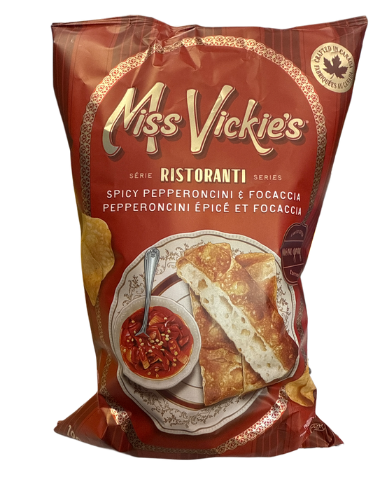 Miss Vickies Limited Edition Spicy Pepperoncini And Focaccia Flavour 190G - Canadian Edition