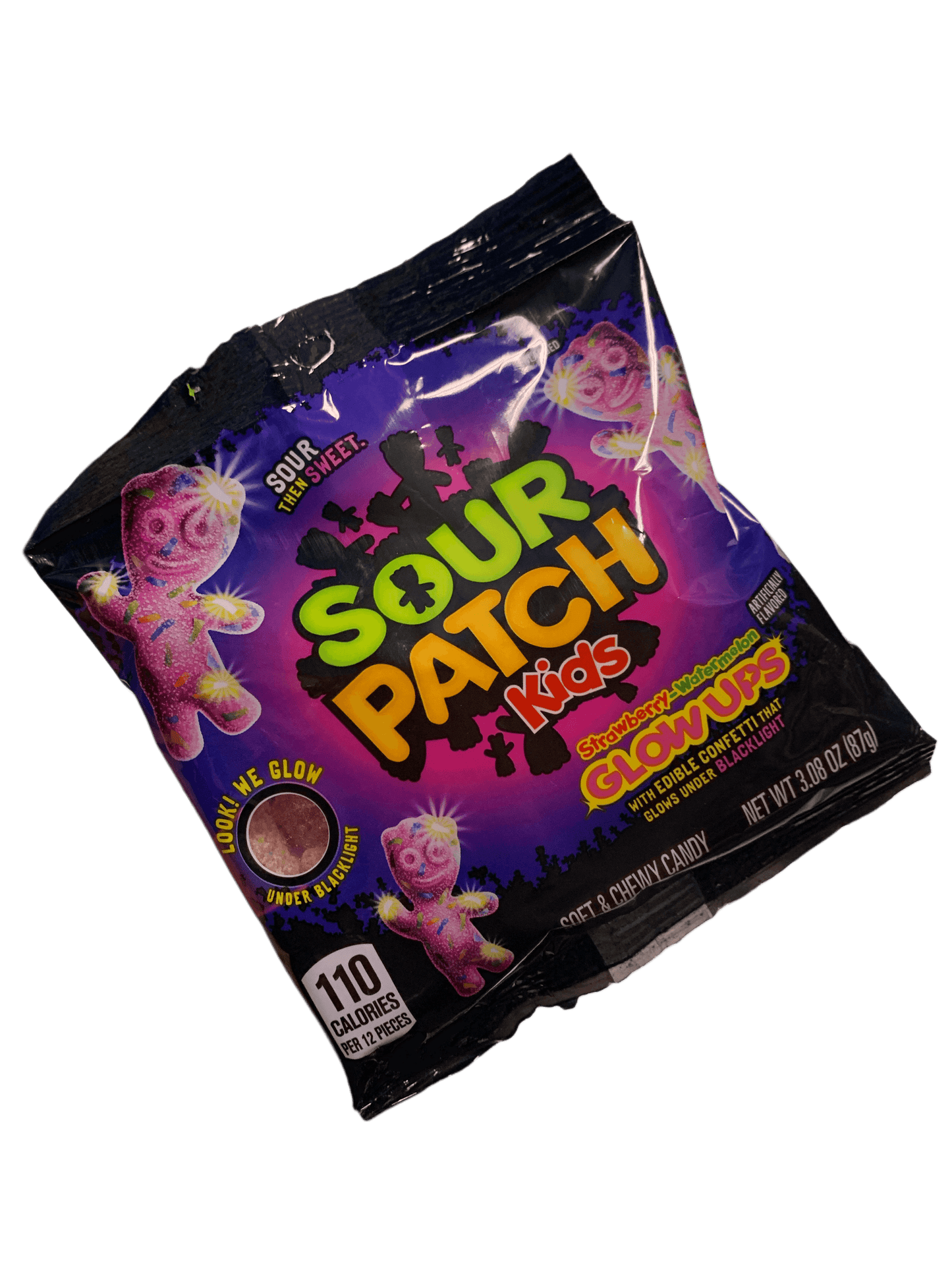 Sour Patch Kids Glow-Ups Strawberry Watermelon Candy 87G - Mexico Edition
